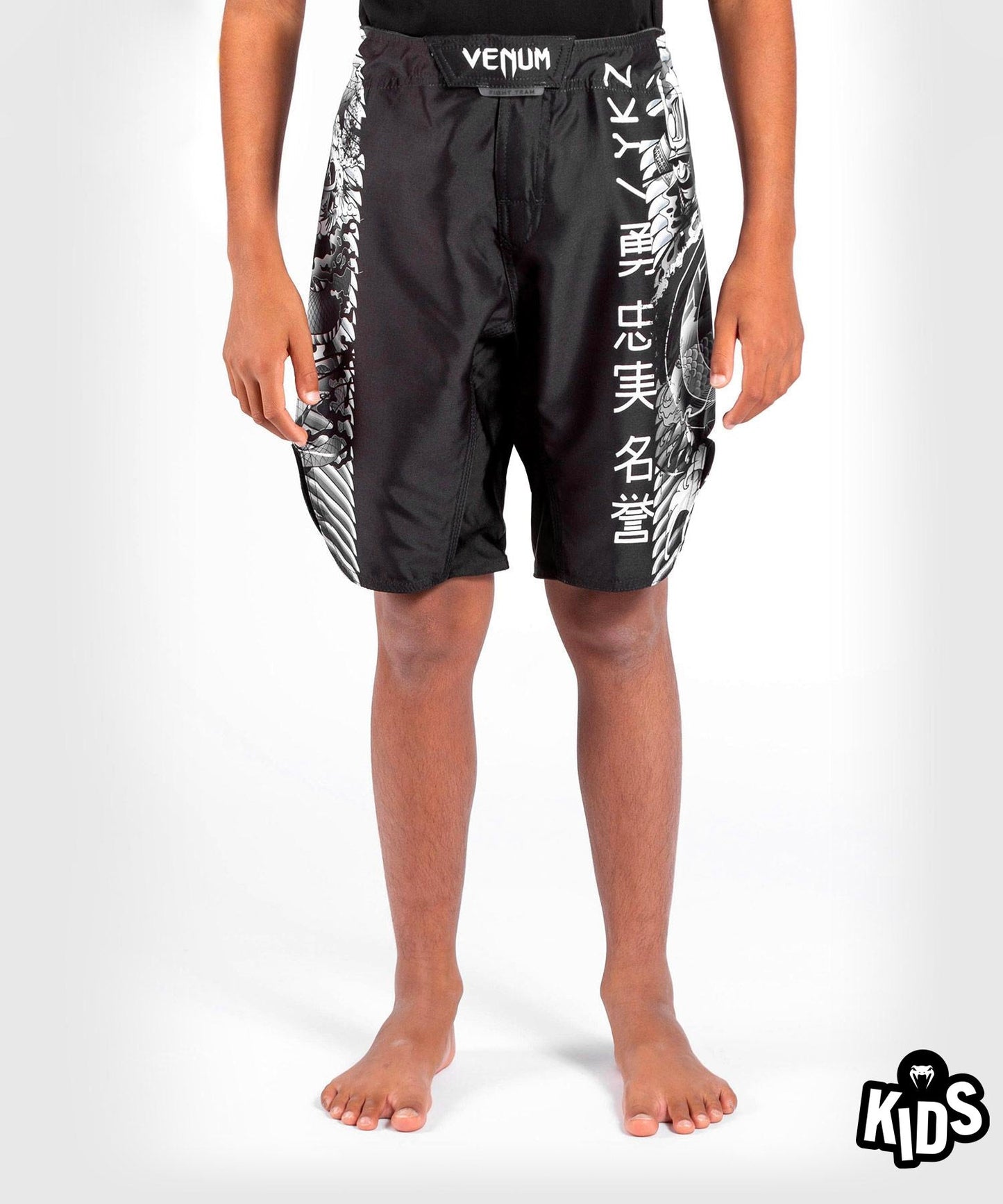 Venum YKZ21 Fightshorts - Voor Kinderen - Zwart/Wit