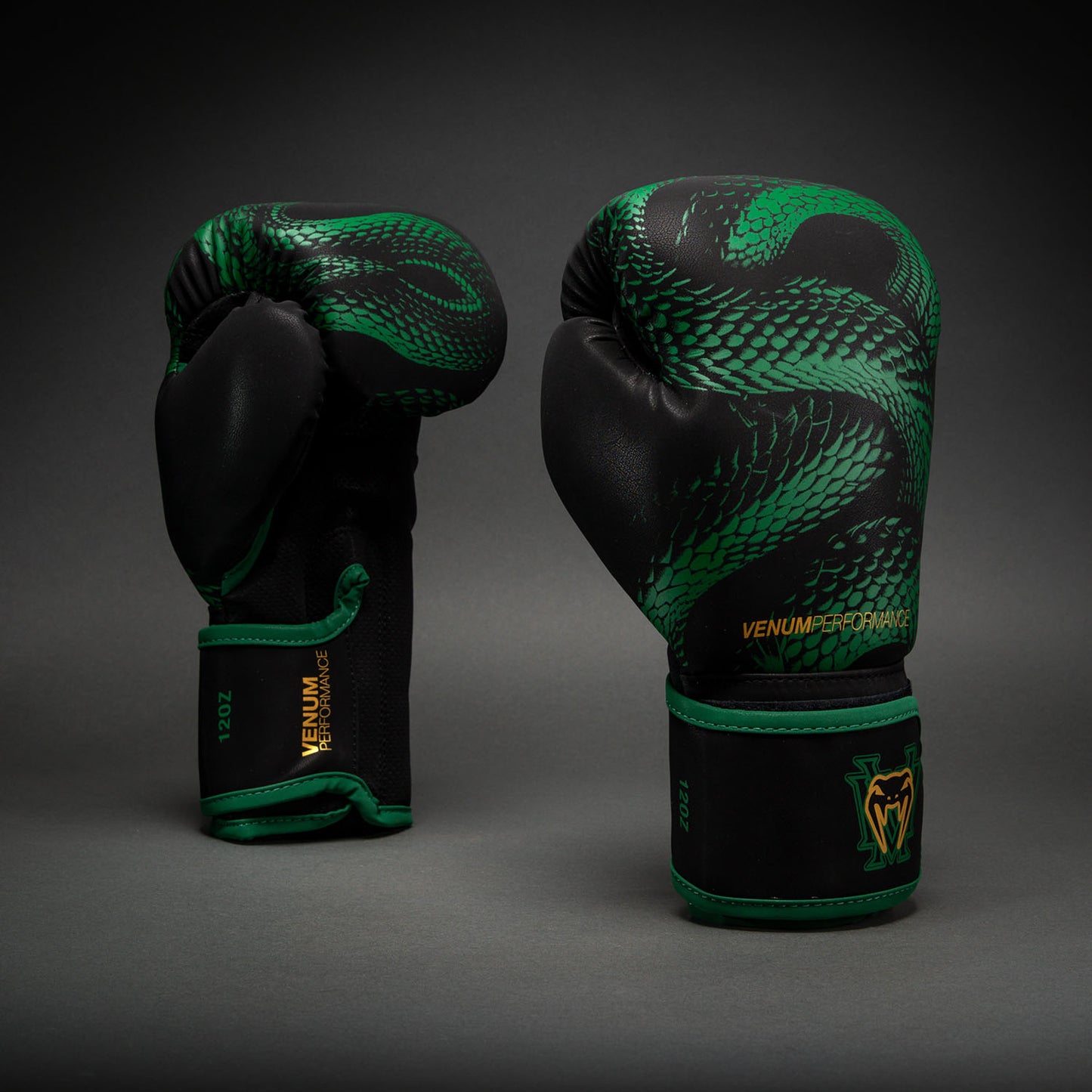 Venum Matupa Bokshandschoenen - Zwart/Groen/Goud
