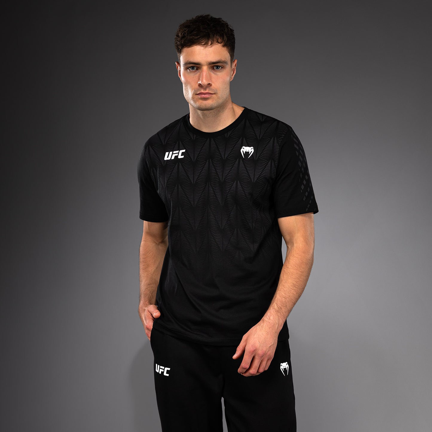 UFC Zenith by Venum Replica T-shirt Heren - Zwart