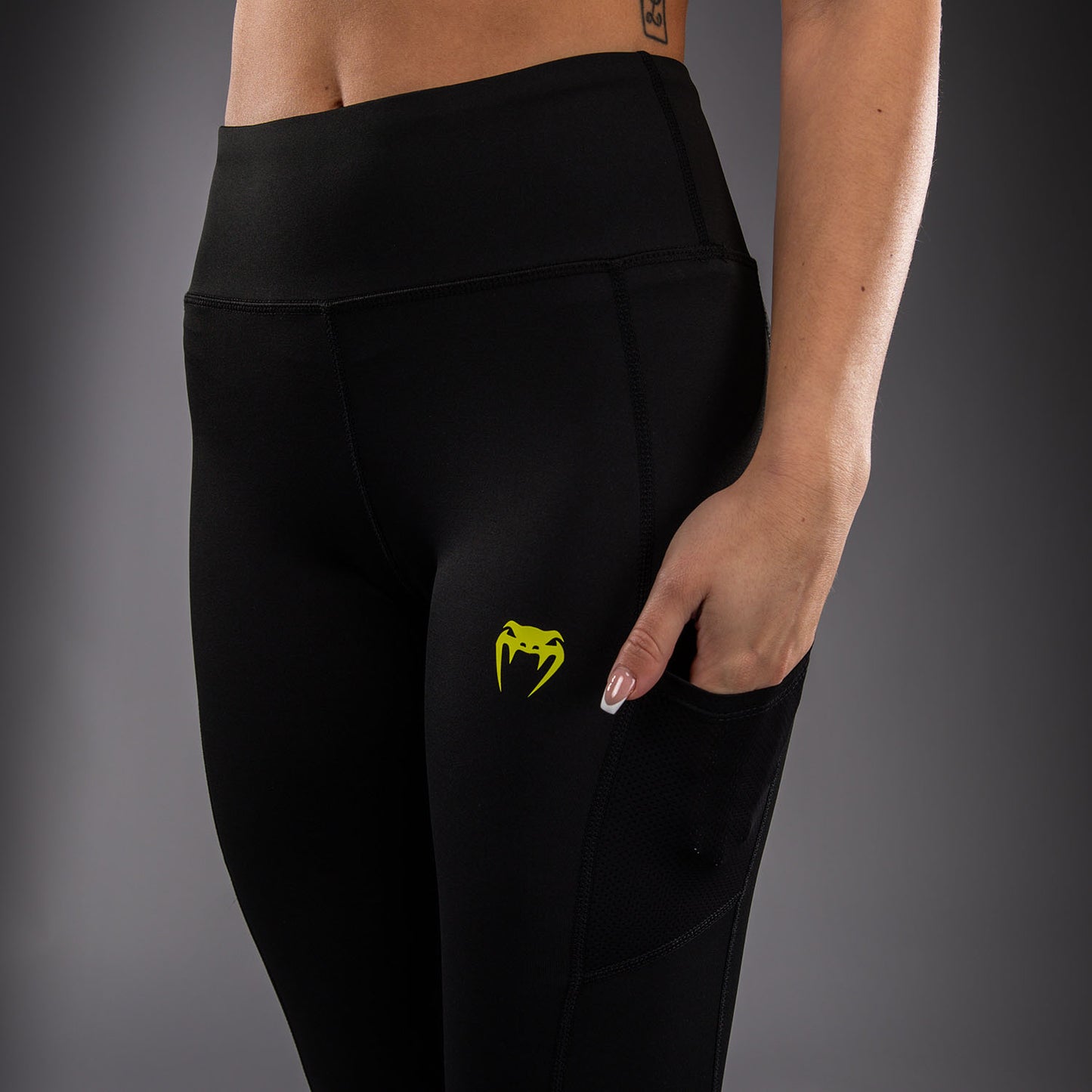 Venum Lazer Legging voor dames - Zwart/Geel