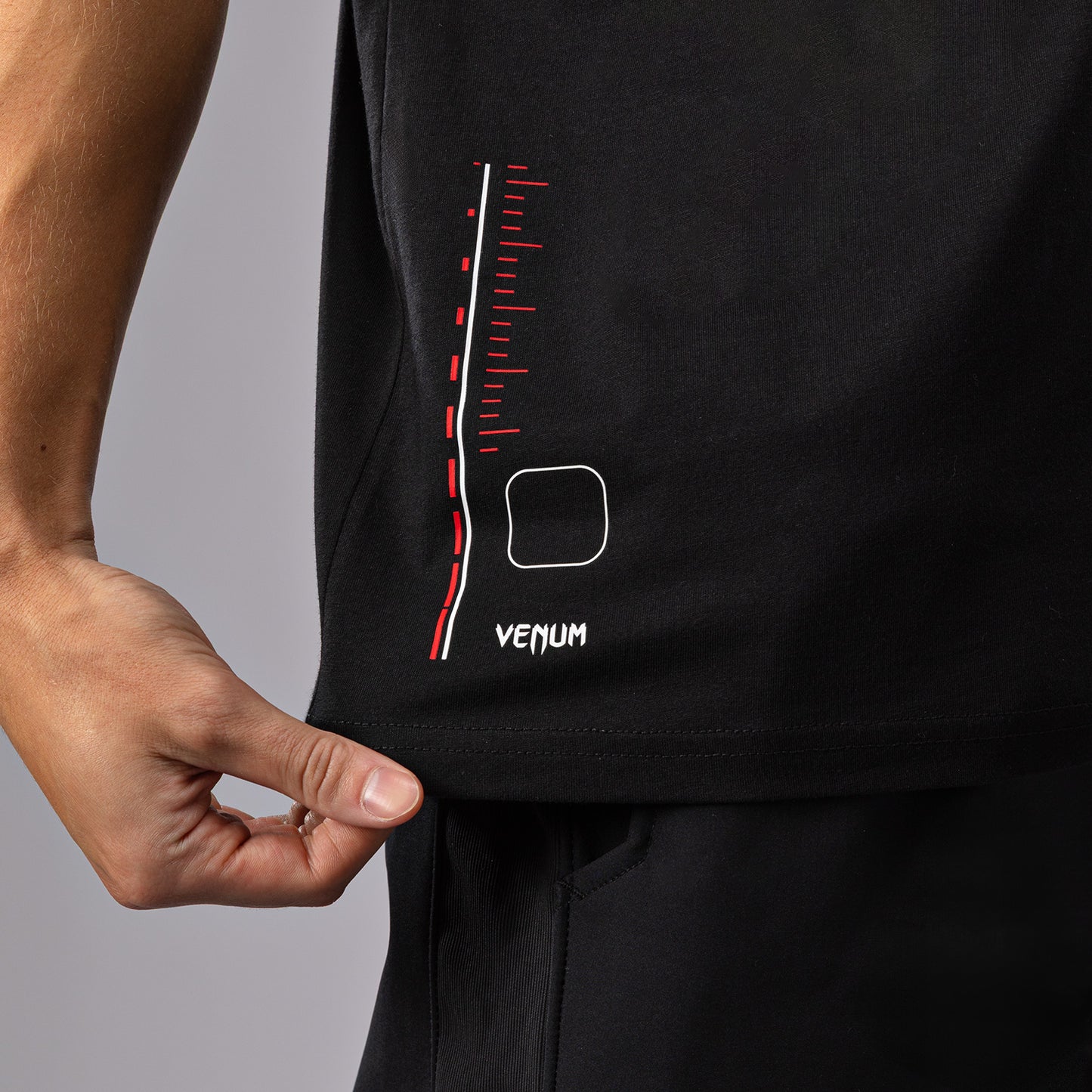 Venum Tactical XT T-shirt - zwart / vuurrood