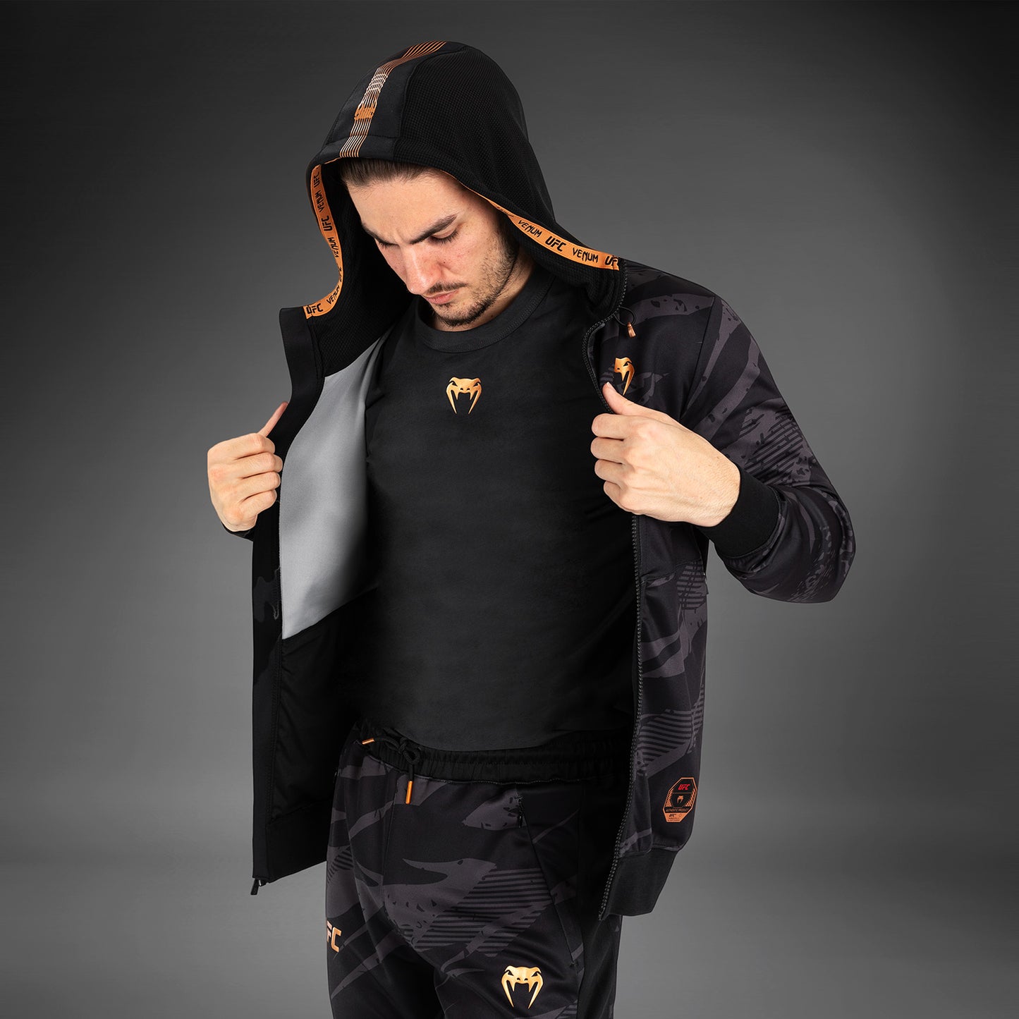 UFC Adrenaline By Venum Fight Week Mannen Hoodie - Urban Camo