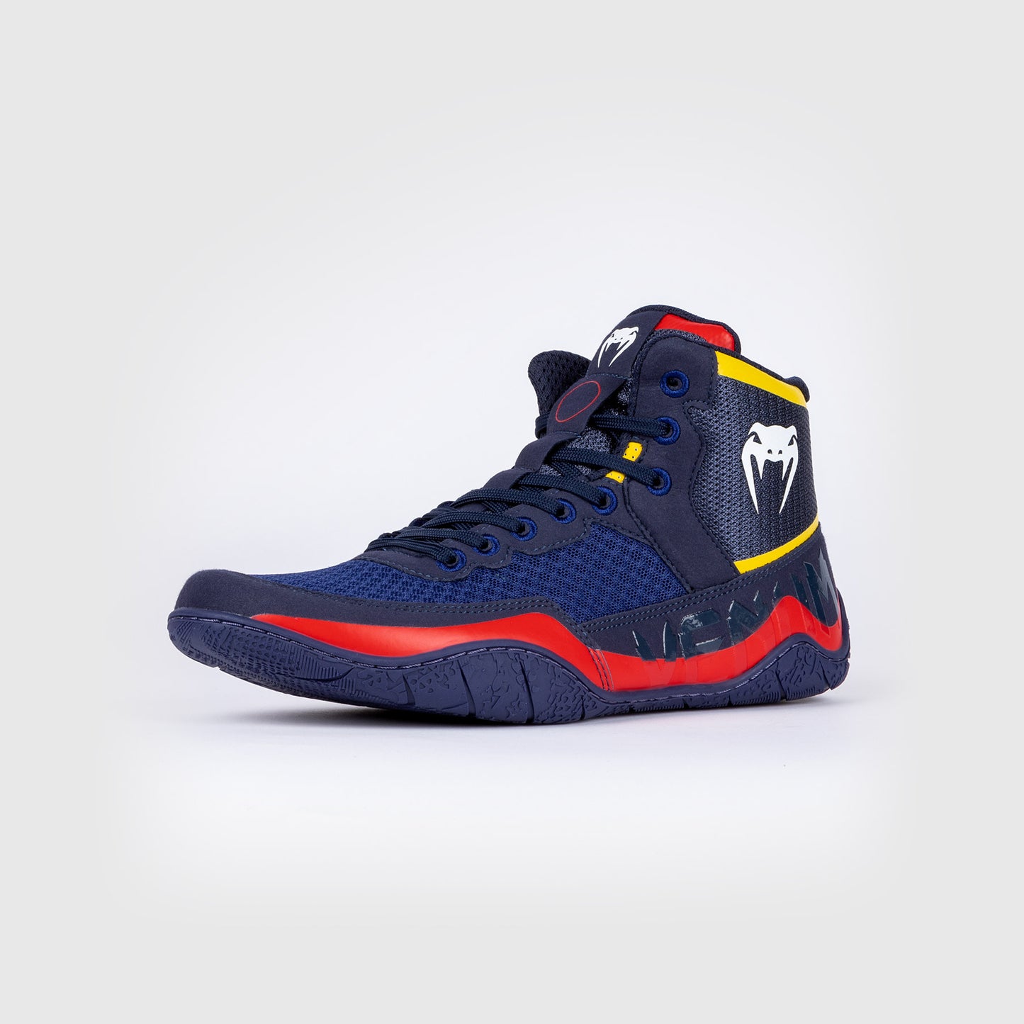 Venum Elite Worstelschoenen - Blauw/Geel
