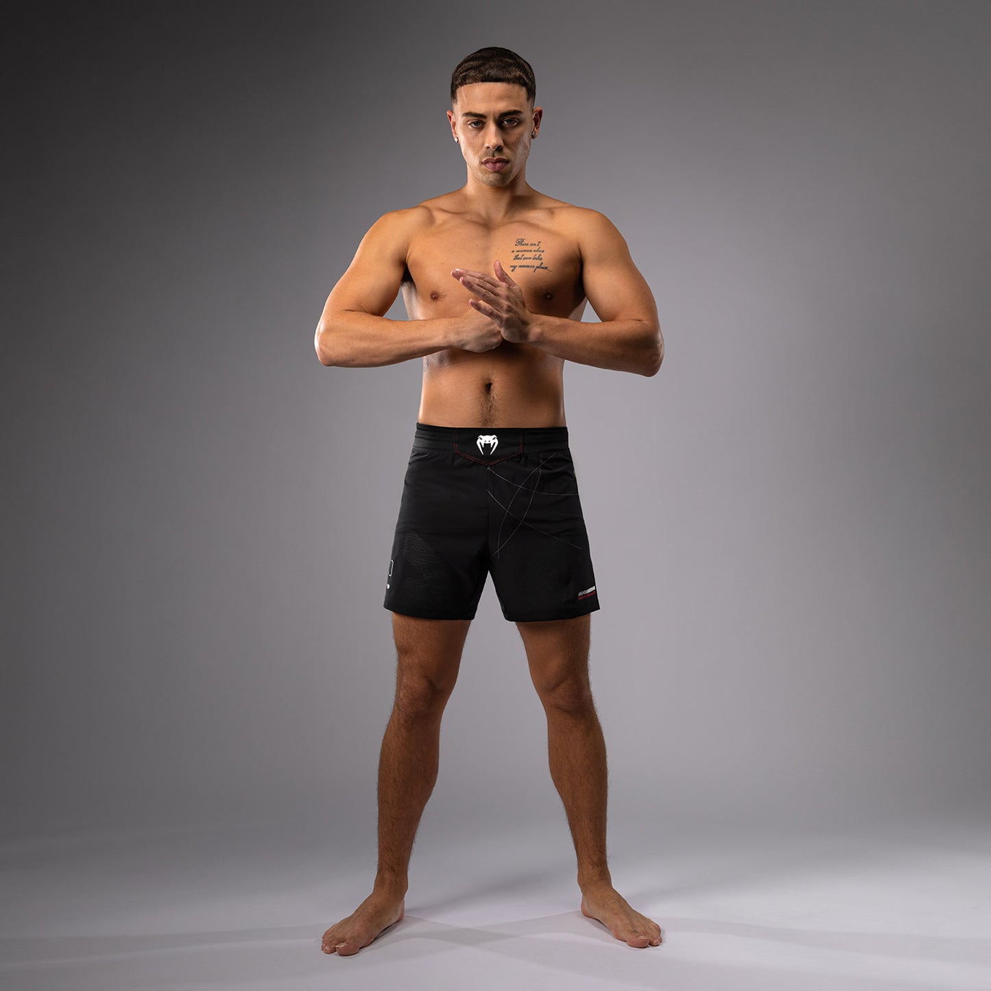 Venum Tactical XT Wedstrijdshort voor heren - Zwart/Vuurrood