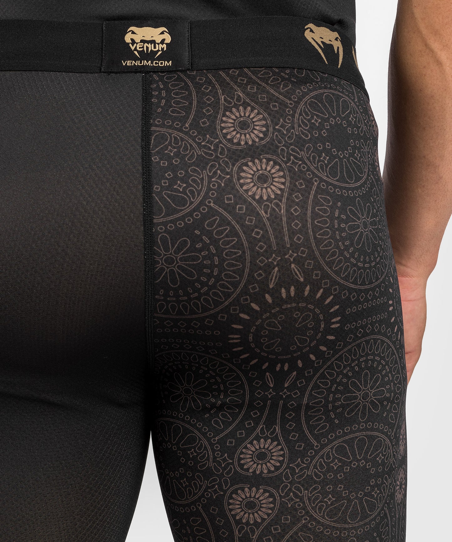 Venum Santa Muerte Dark Side - Spats - Zwart/Bruin