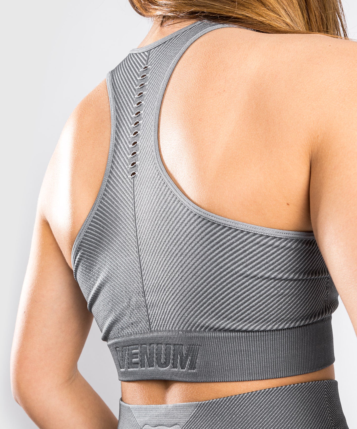 Venum Sparring Seamless sportbeha  - Donkergrijs