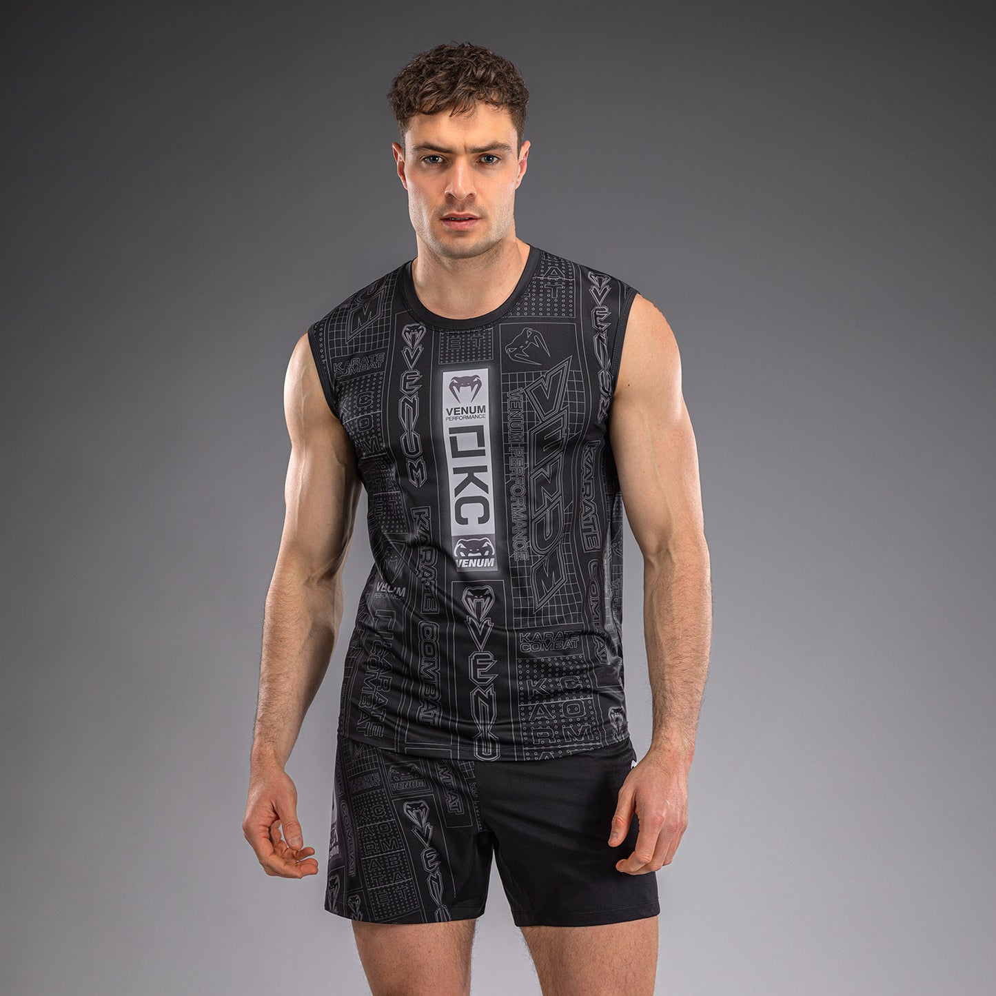 Karate Combat by Venum Dry Tech Tanktop – Zwart/Grijs