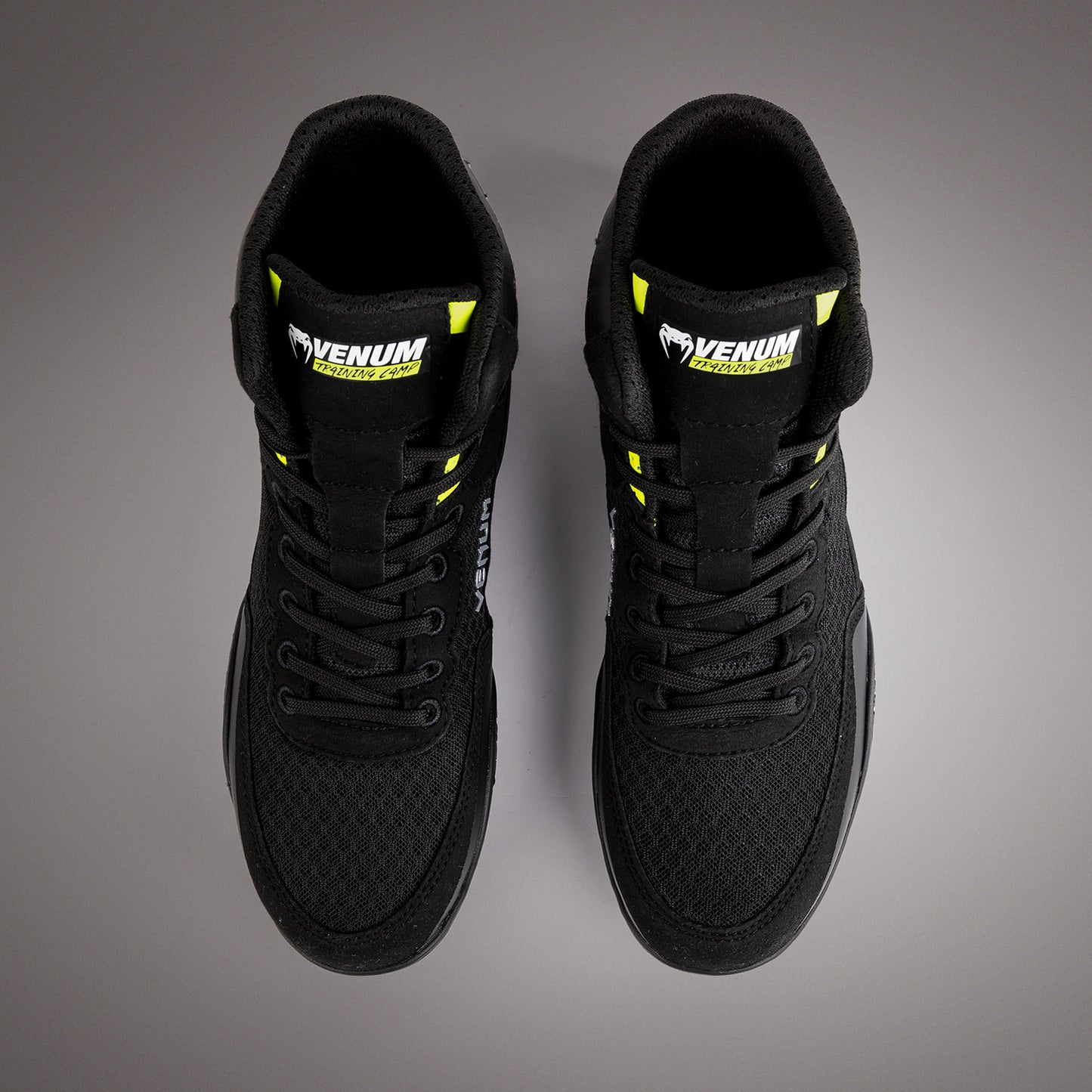 Venum Training Camp 4.0 Elite Worstelschoenen - Zwart/Neon Groen