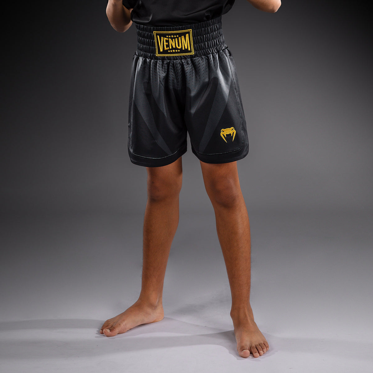 Venum Attack Boksshort voor kinderen - Zwart/Goud