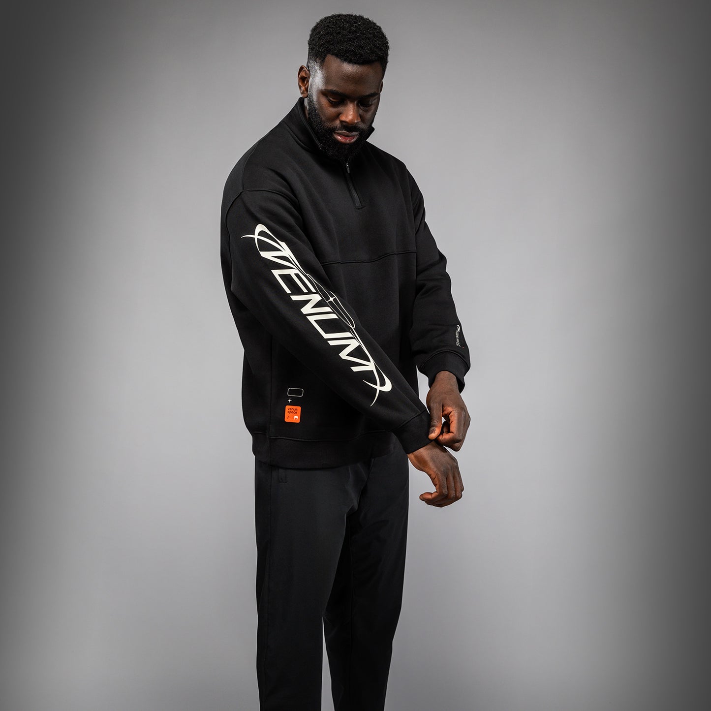 Venum Eclipse Half-zip Sweatshirt – Zwart/Ivoor