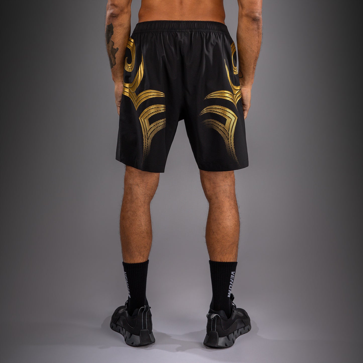 Venum x Mike Tyson Tiger Trainingsshorts - Zwart/Goud