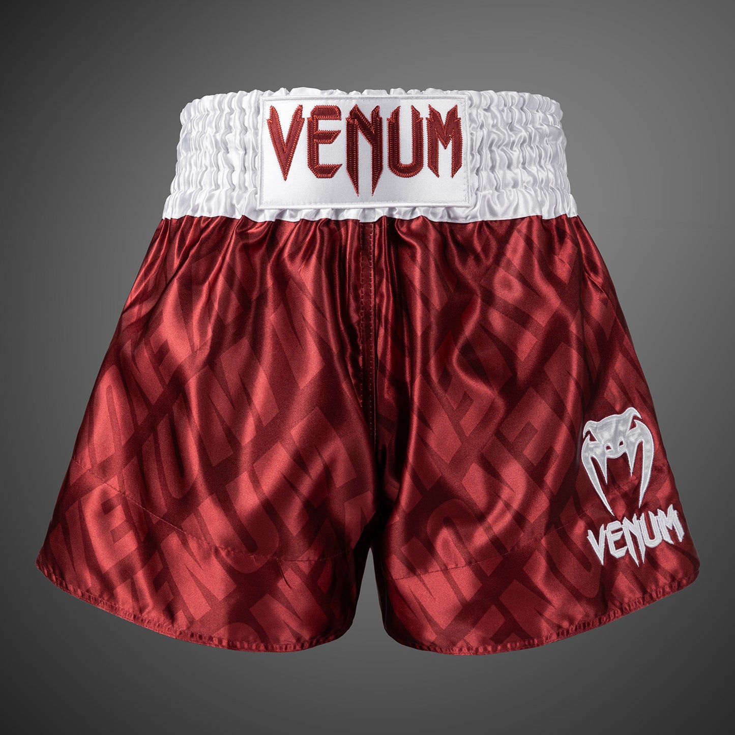 Venum Contender XT Muay Thai Shorts – Kersenrood/Wit
