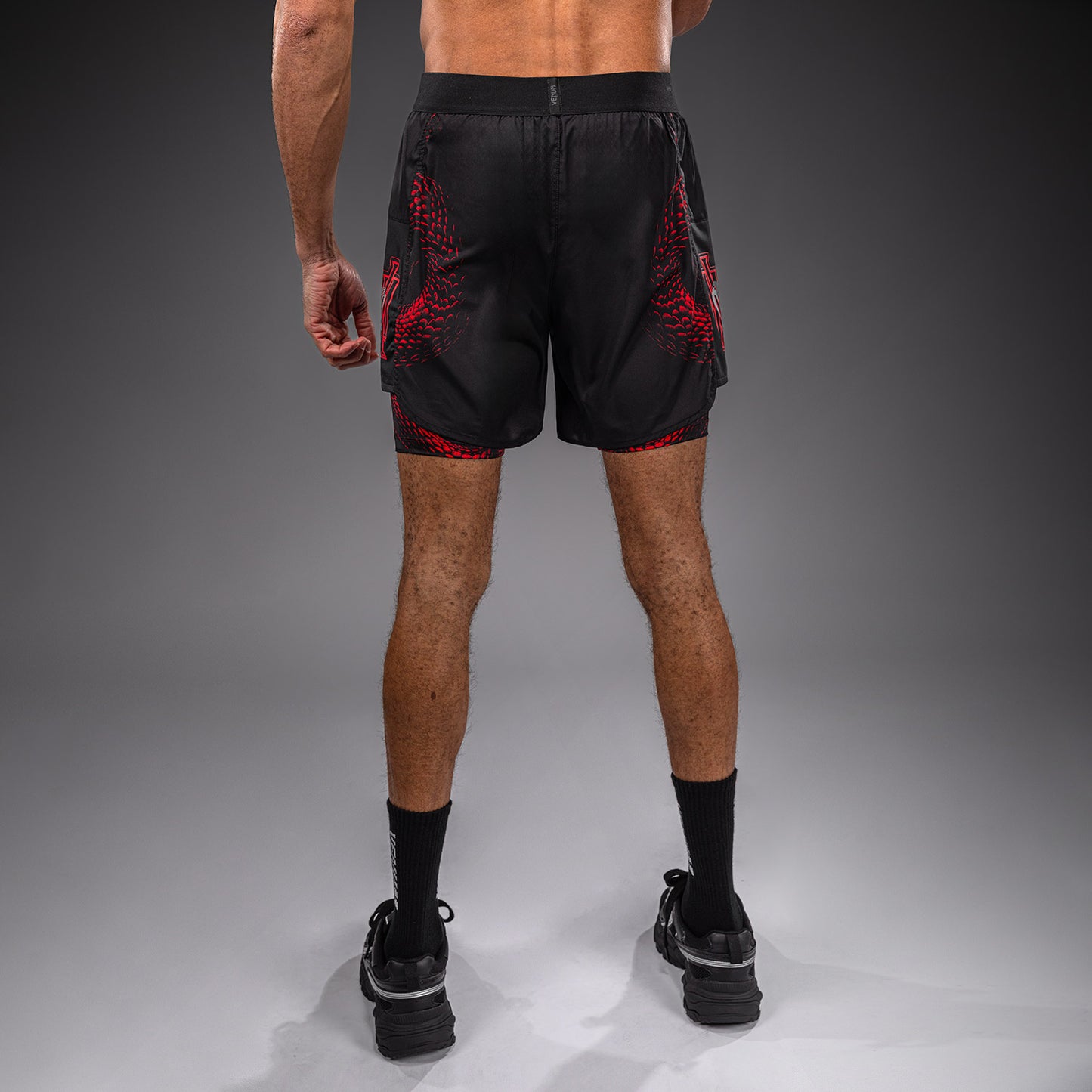 Venum Matupa Trainingsshorts - Zwart/Rood/Zilver