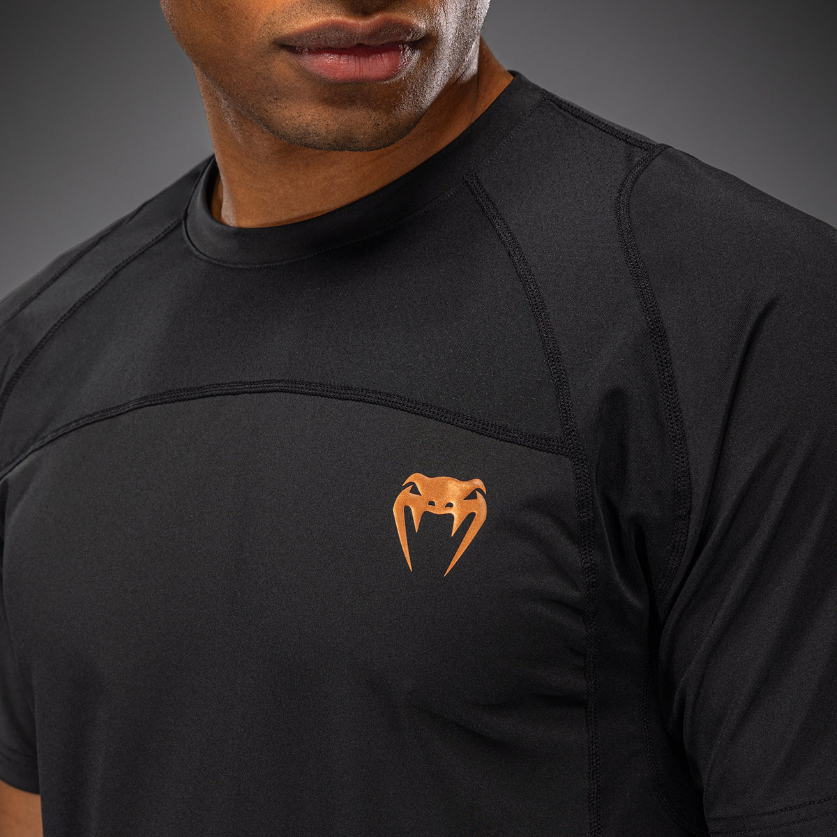 Venum G-Fit Revolution Dry Tech T-shirt - Zwart/Koper