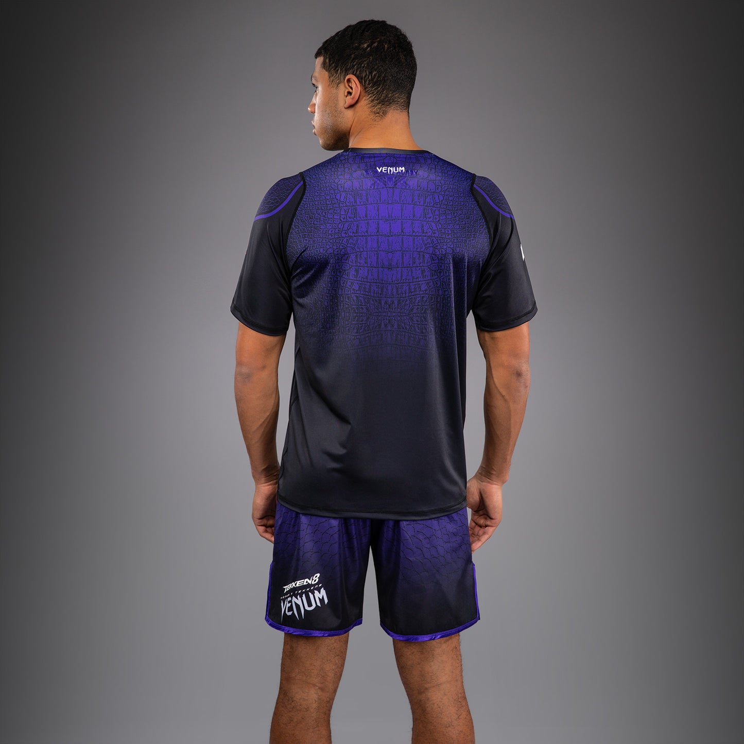 Venum x TEKKEN 8 Dry Tech T-shirt - Kazuya - Zwart/Paars