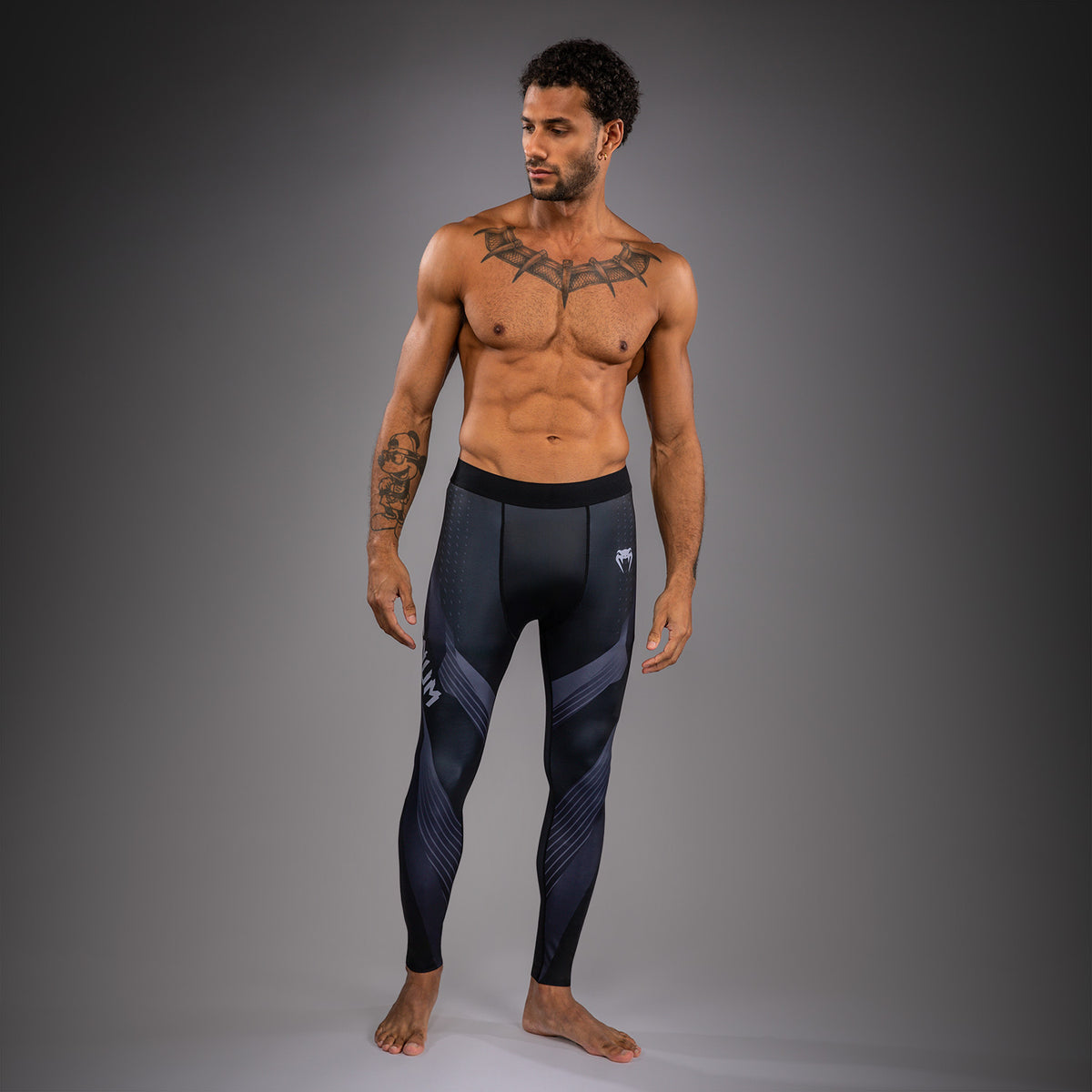 Venum No-Gi 6.0 Spats - Zwart/Grijs