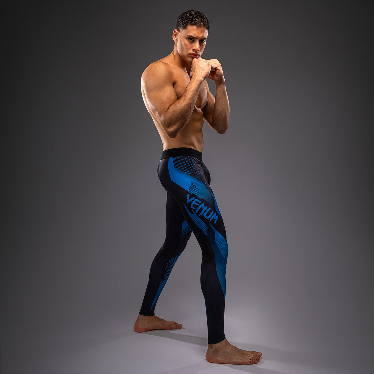 Venum No-Gi 6.0 Spats - Zwart/Blauw