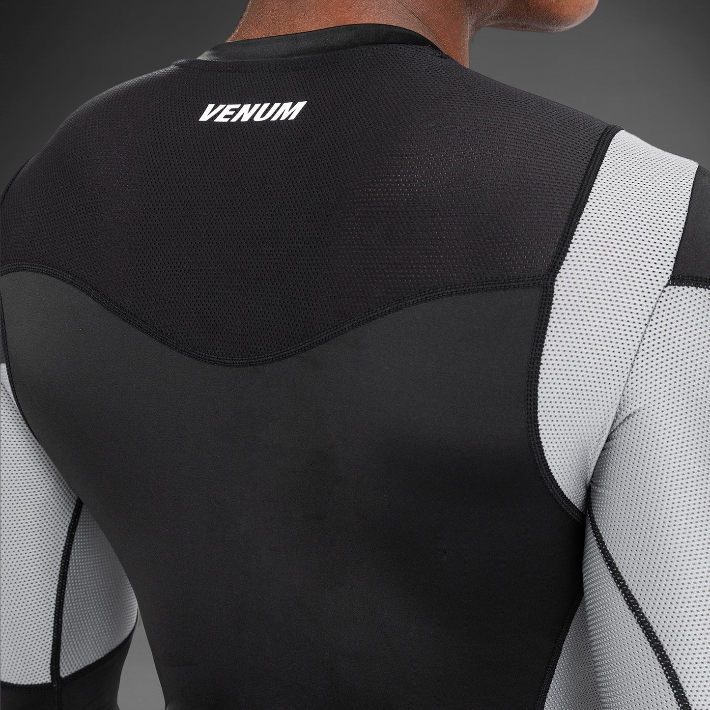 Venum Tempest Heren Lange Mouwen Rashguard - Zwart/Grijs