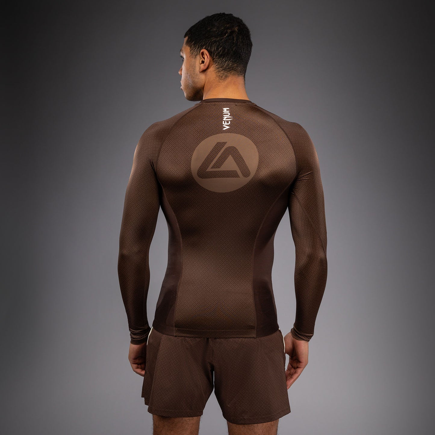 Venum x Roger Gracie Academy Rashguard met Lange Mouwen - Donkerbruin