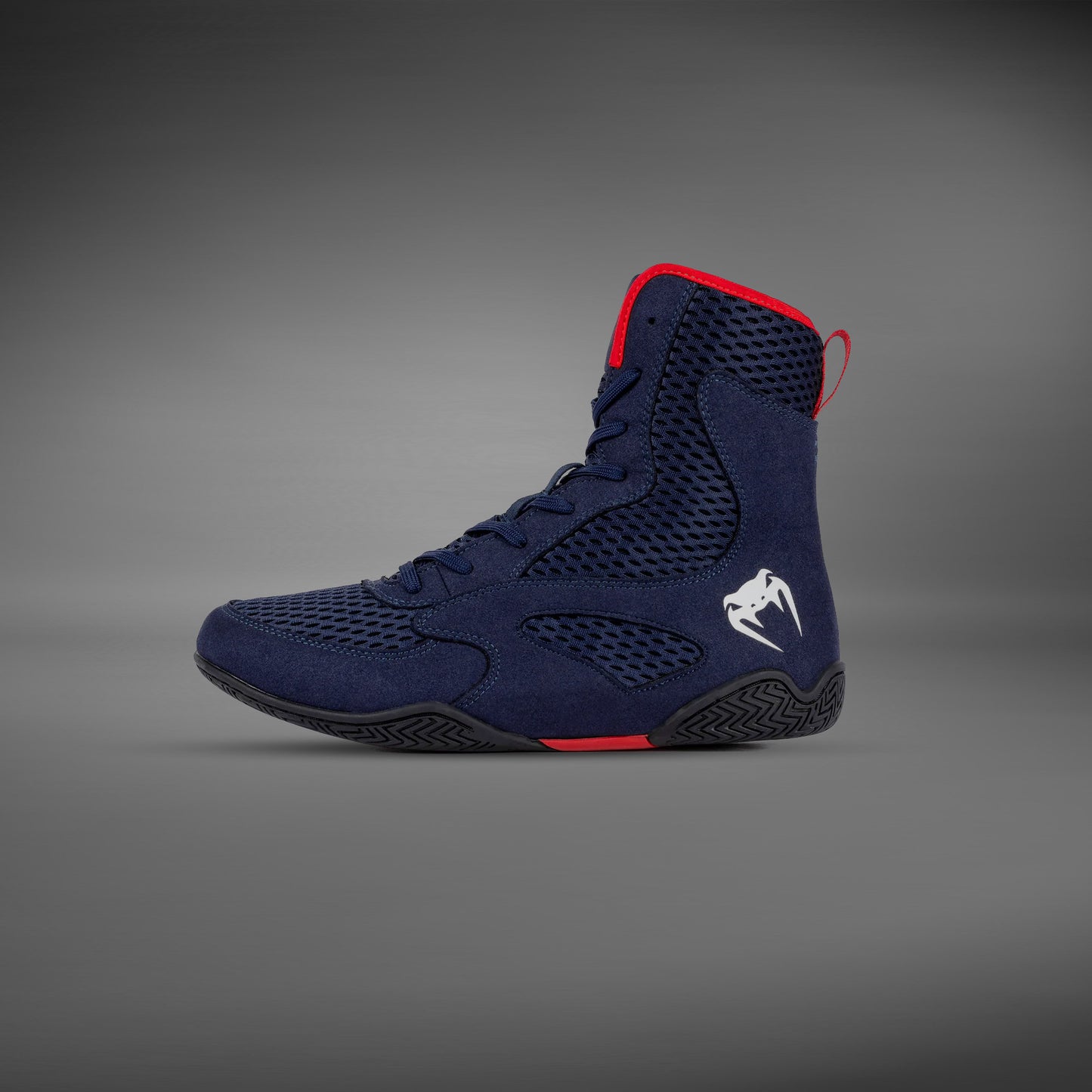 Venum Contender Boksschoenen - Marineblauw/Rood