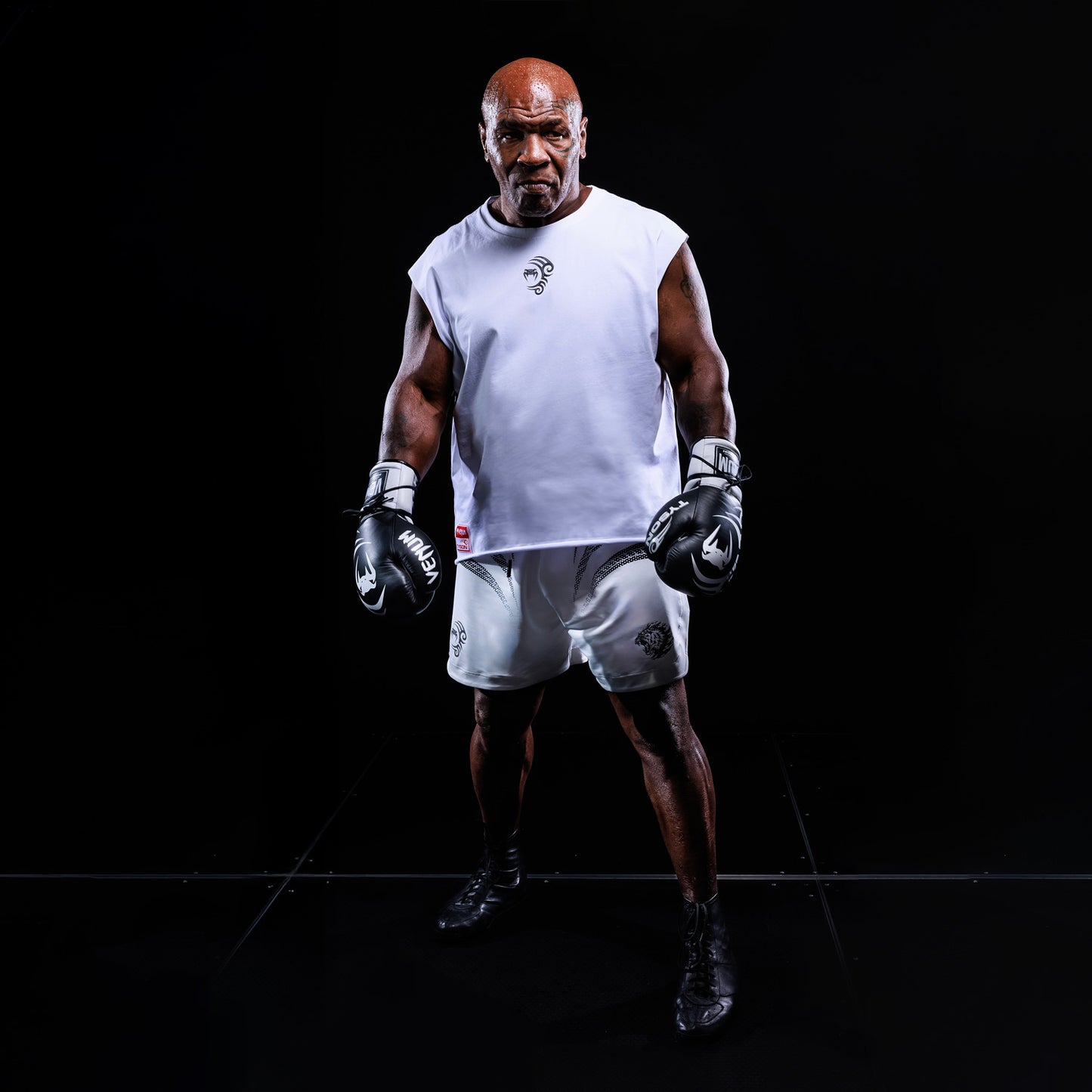 Venum x Mike Tyson Tiger Mouwloos T-shirt - Optisch Wit