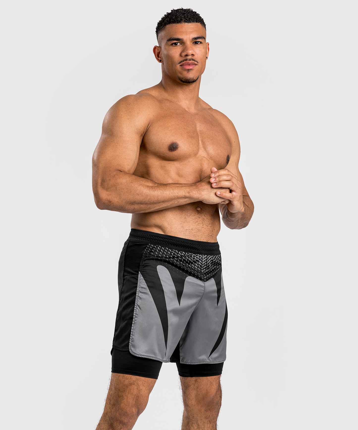 Venum Attack Heren Fight Shorts - Zwart