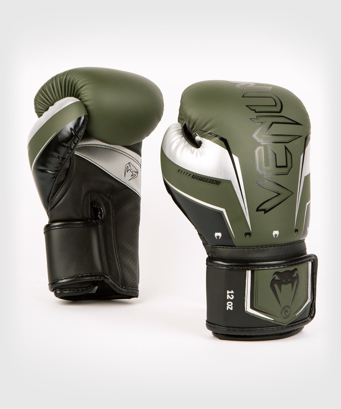 Venum Elite Evo bokshandschoenen - Kaki/Zilver