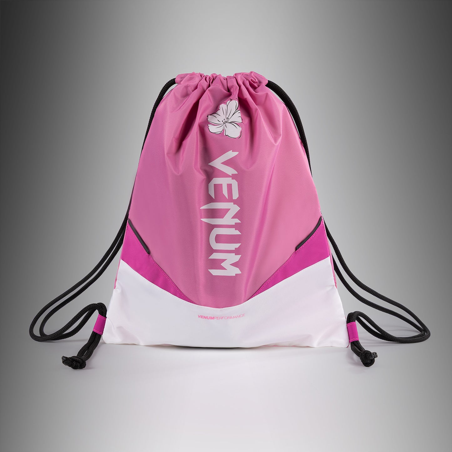 Venum Evo 2 Flower Drawstring Bag (10-15L) – Candy Pink/Wit