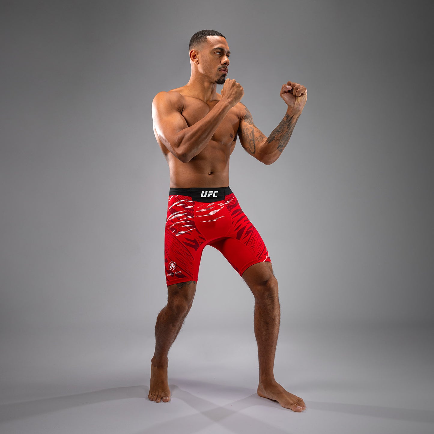 UFC Fusion by Venum Personalized Authentic Fight Night Vale Tudo Shorts voor Heren - Rood