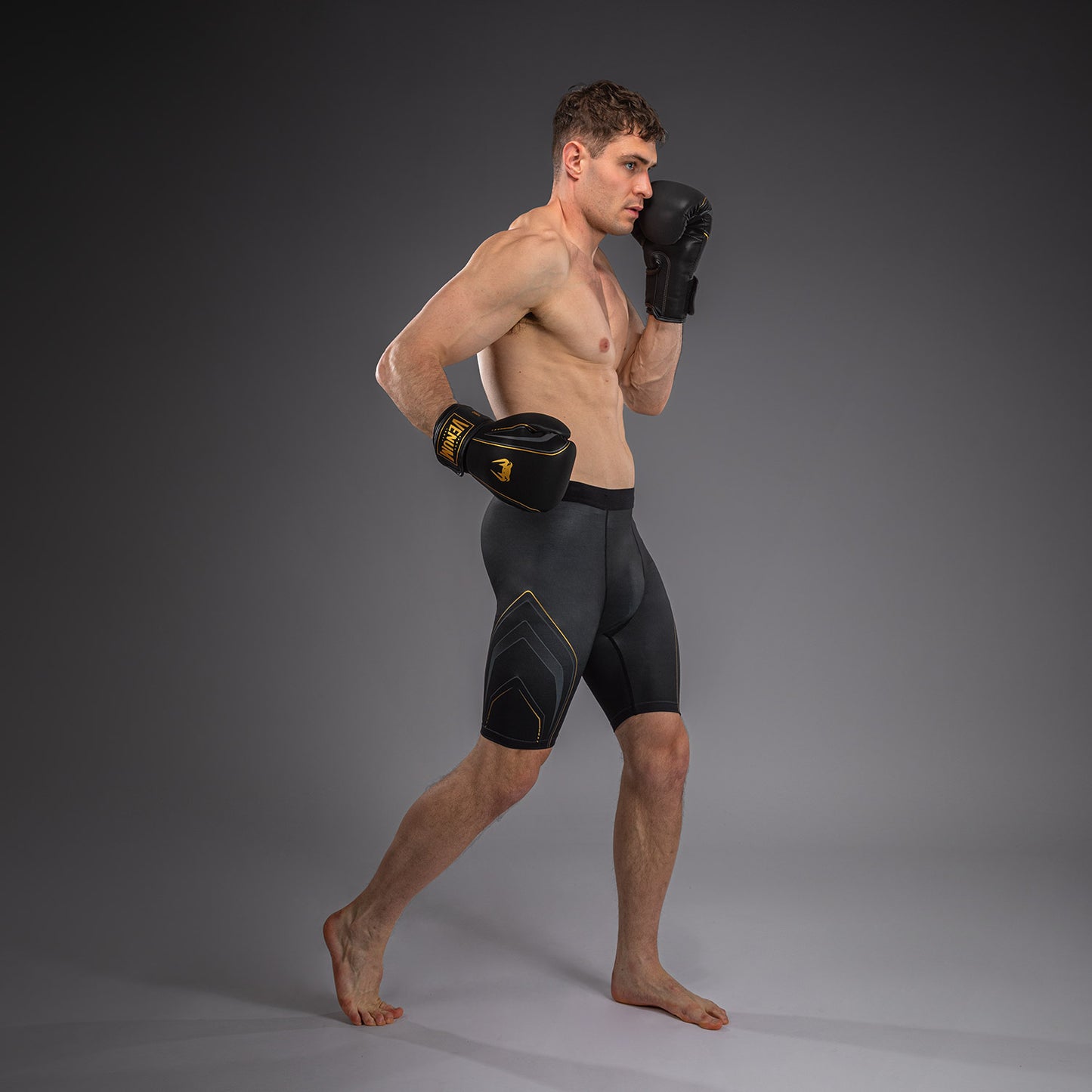 Venum Streamline Compressieshort – Zwart/Goud