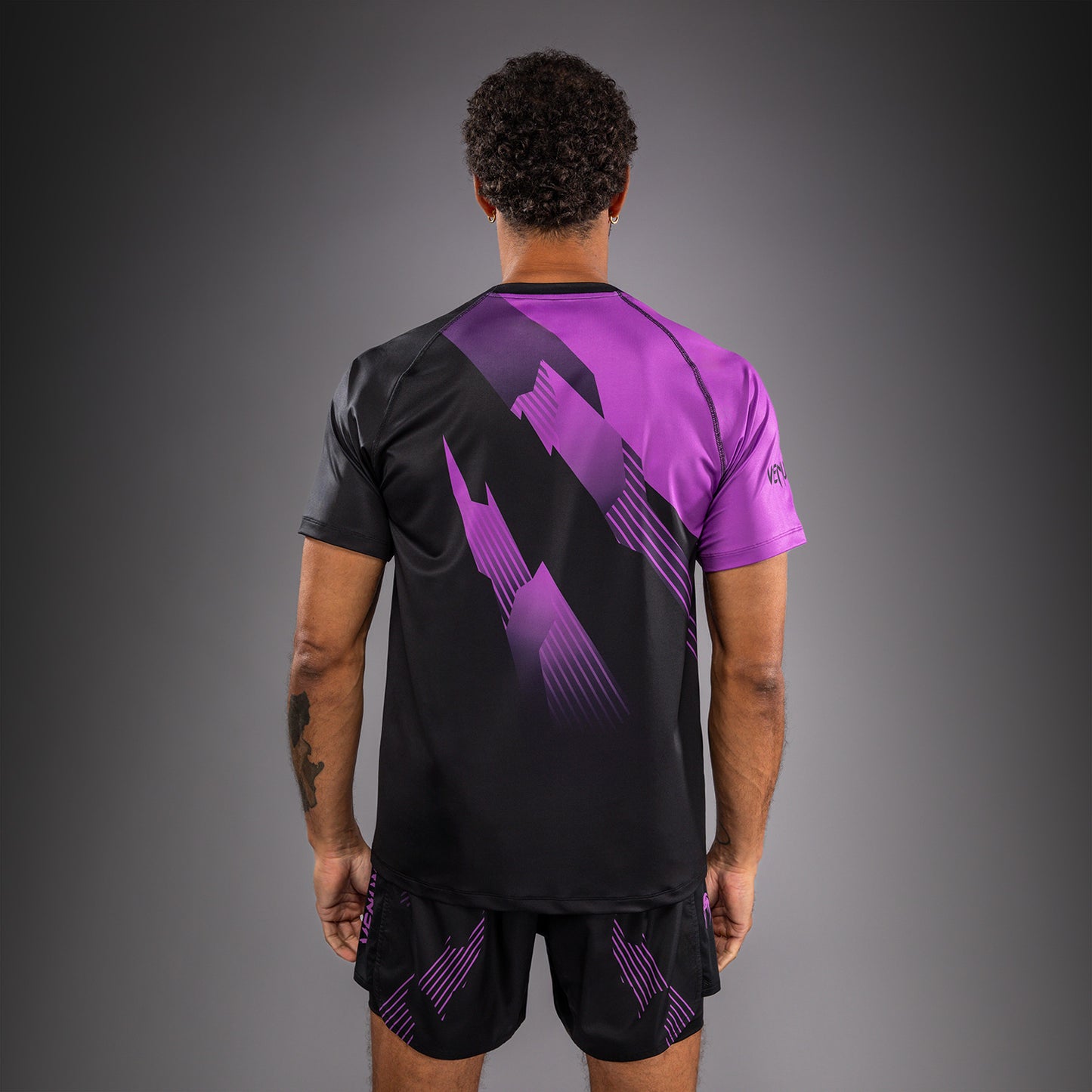 Venum No-Gi 6.0 Dry Tech T-shirt - Zwart/Paars