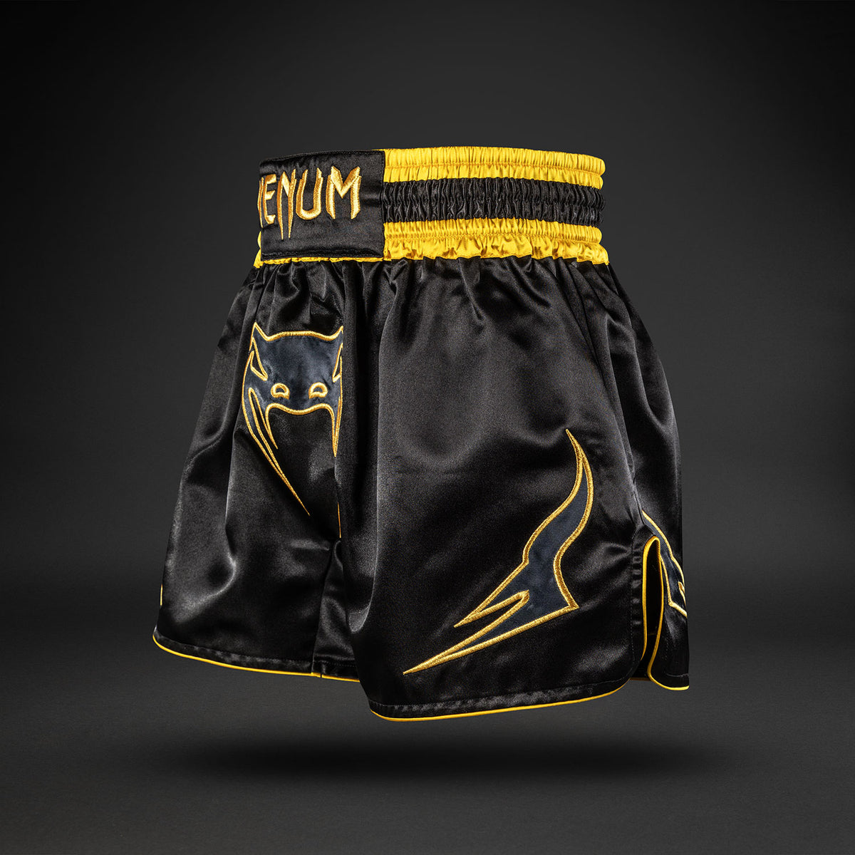 Venum Bangkok Fury Muay Thai-short - Zwart/Goud