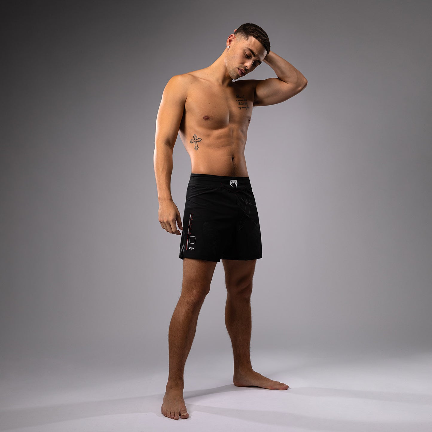 Venum Tactical XT Wedstrijdshort voor heren - Zwart/Vuurrood