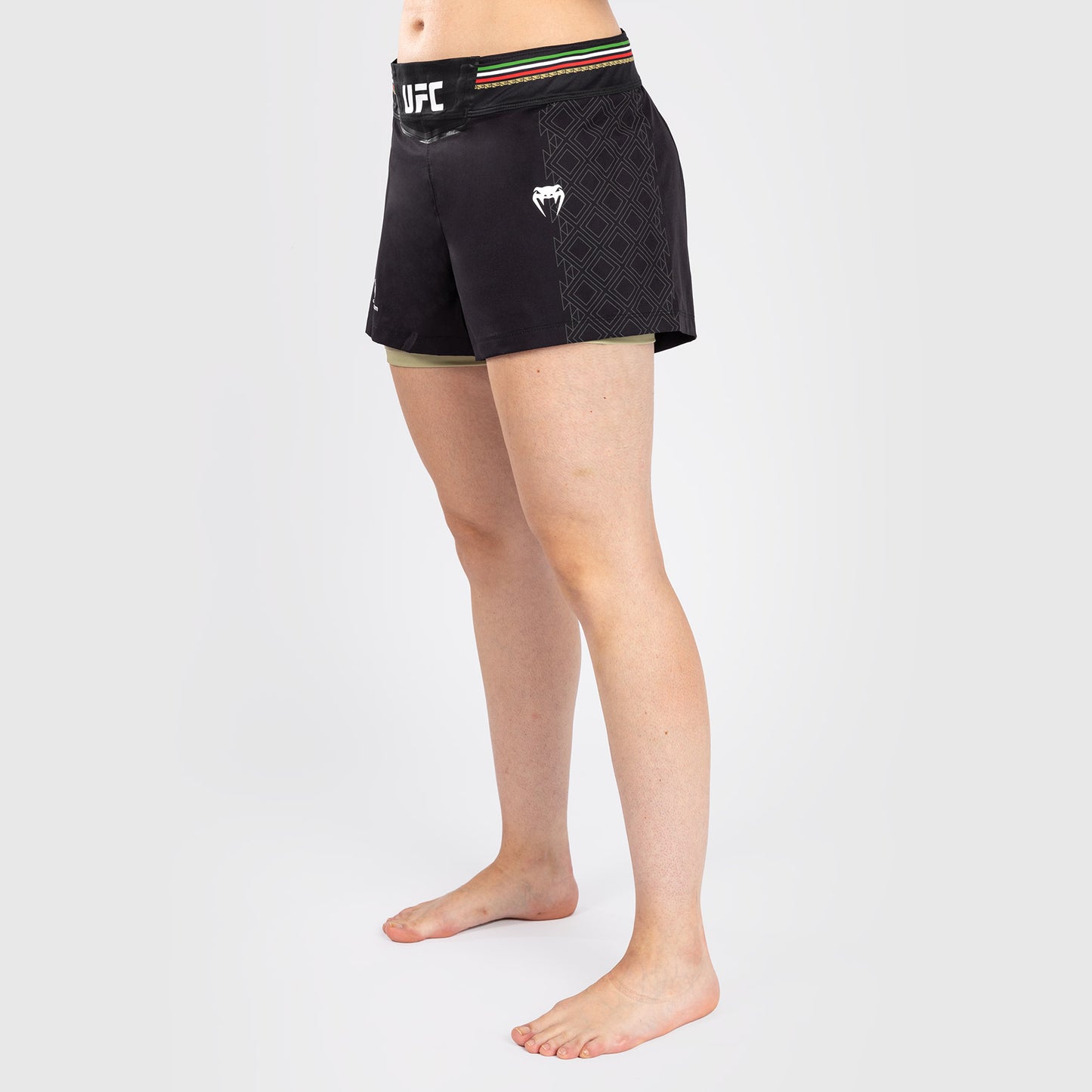 Noche UFC by Venum Authentic Fight Night Dames Fight Short - Zwart