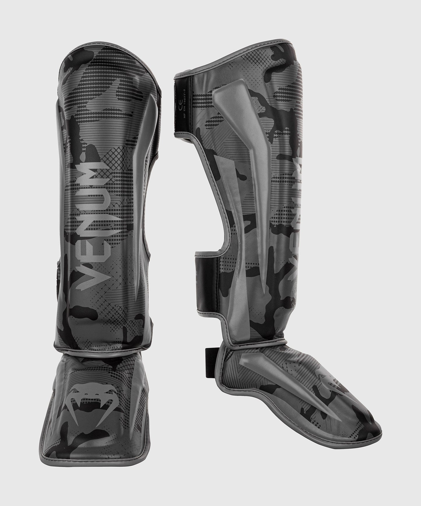 Venum Elite Scheenbeschermer - Zwart Camo