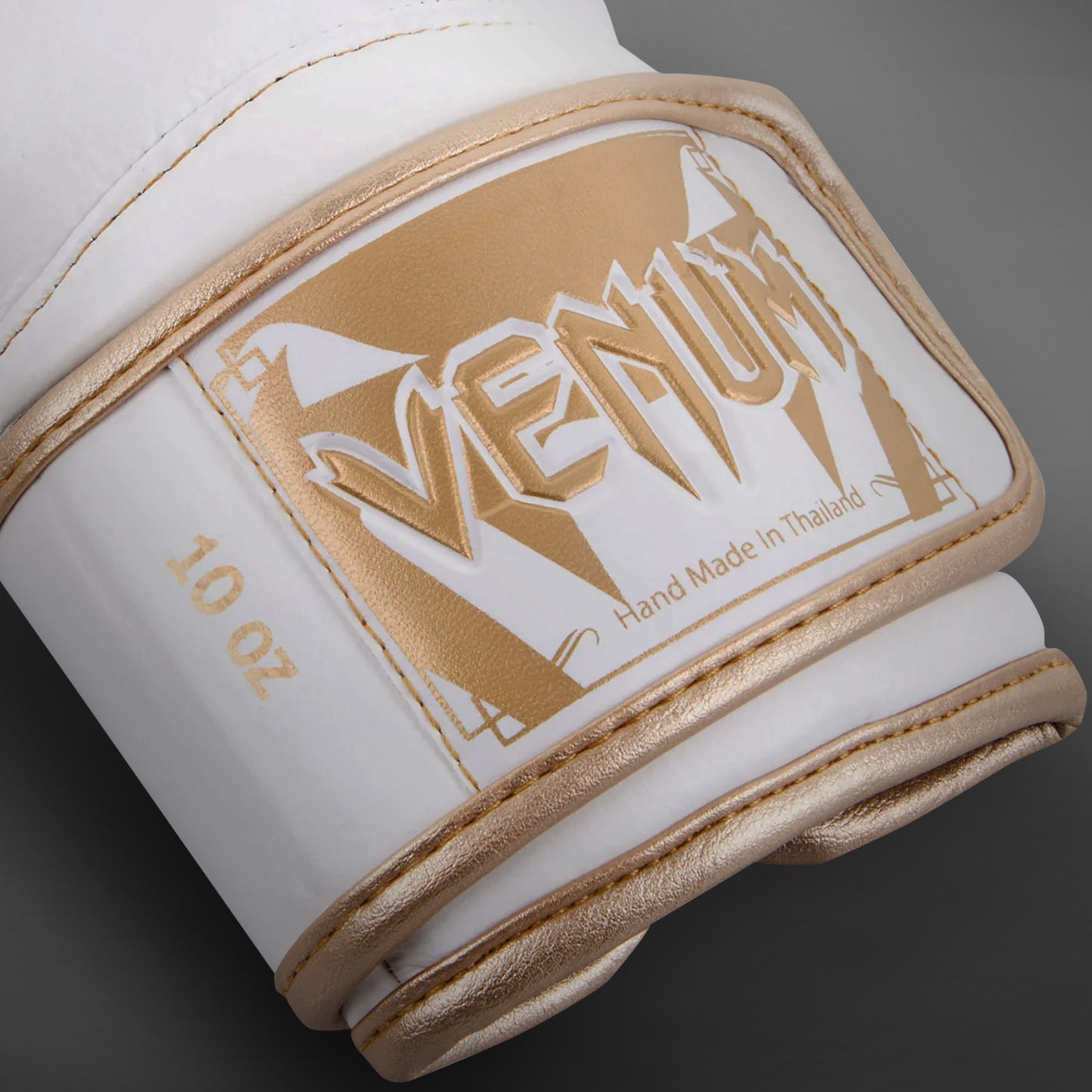 Venum Giant 3.0 Bokshandschoenen - nappaleer - wit/goud