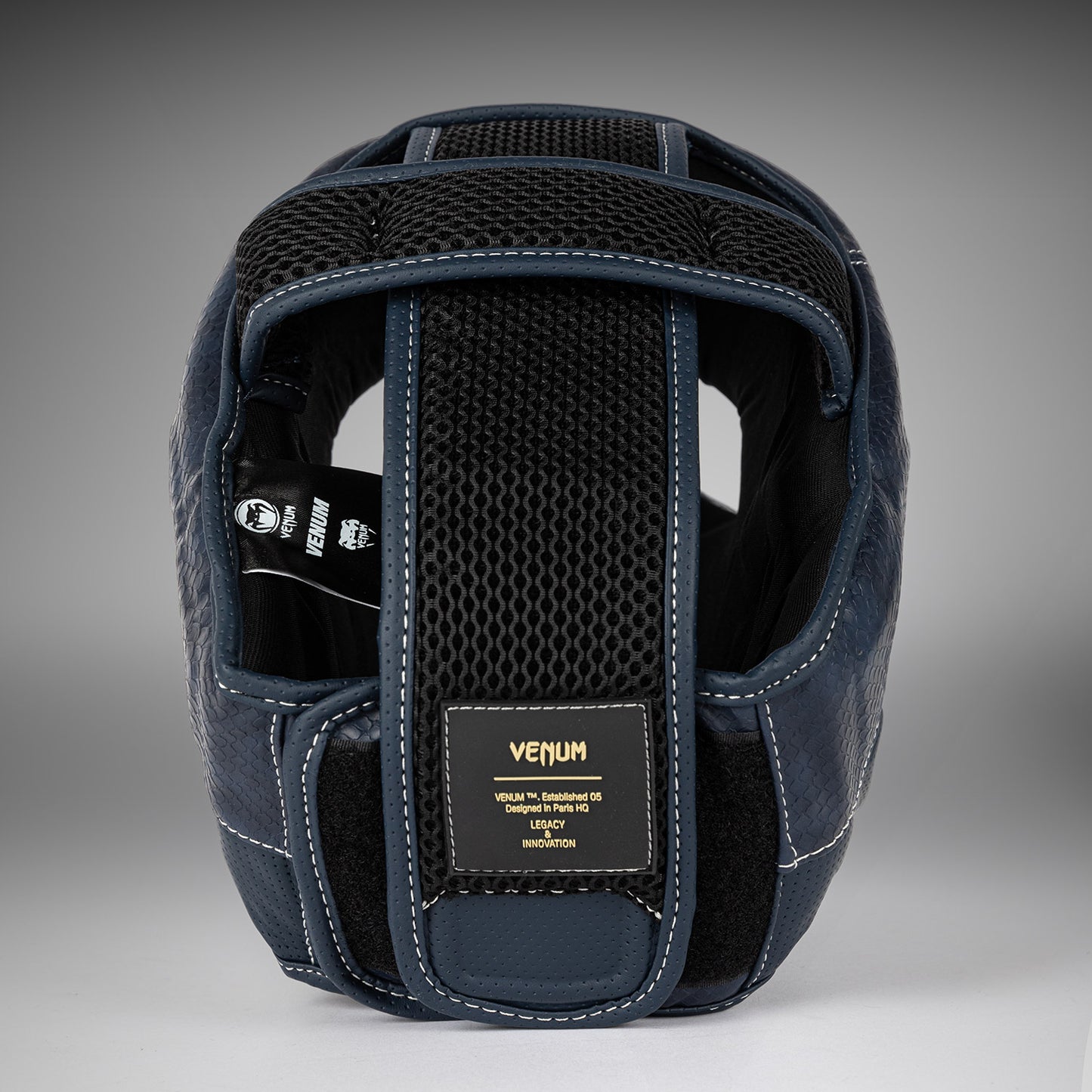 Venum Impact Evo Scales Hoofdbeschermer – Middernachtblauw