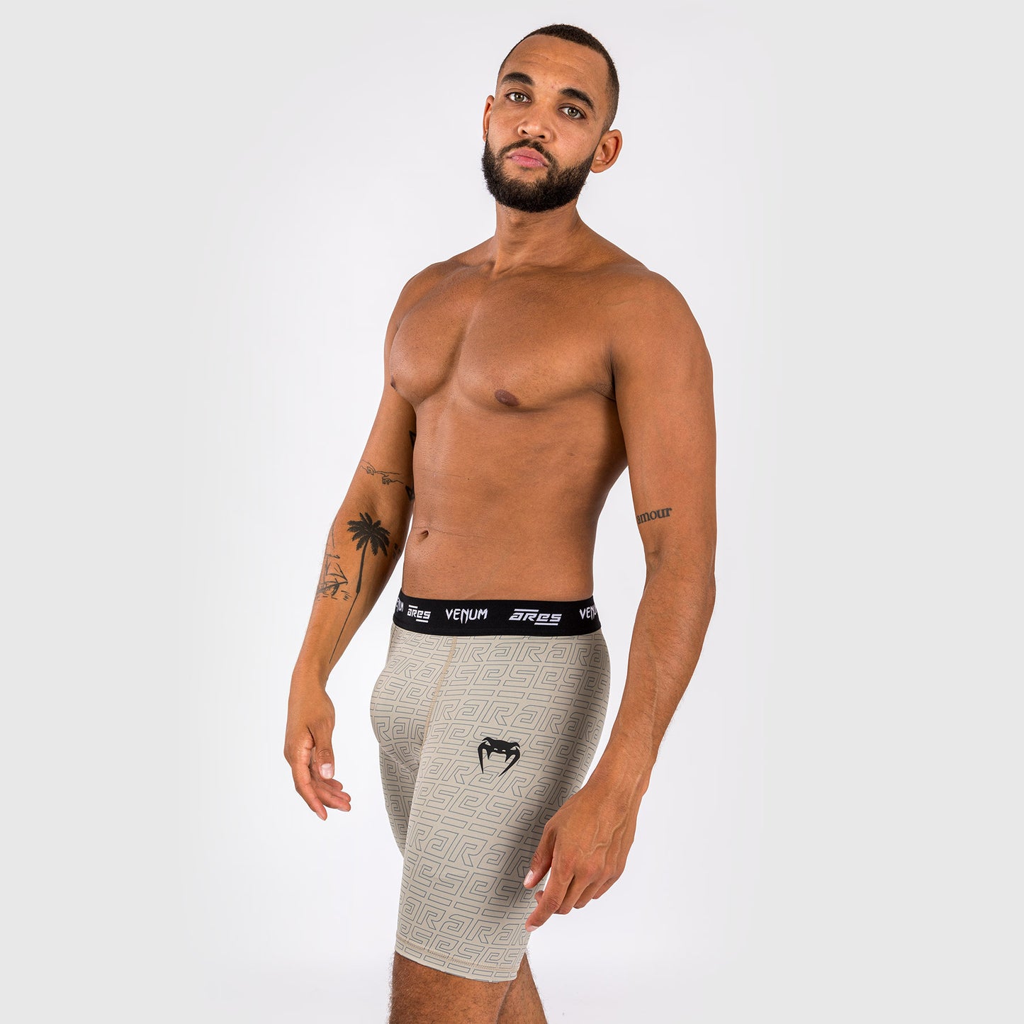 Venum x Ares 2.0 Compressieshort - Zand