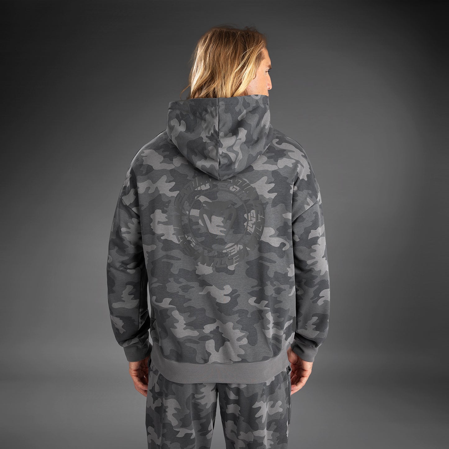 Venum Vortex XL Heren Hoodie - Antraciet Camo