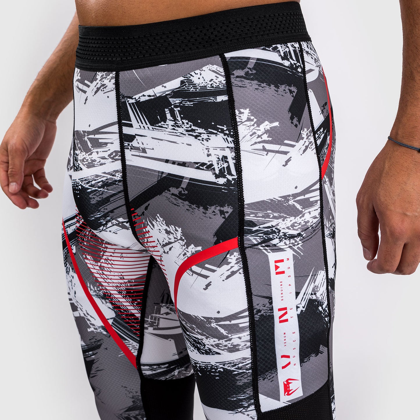 Venum Electron 3.0 Compressiebroek - Grijs/Rood