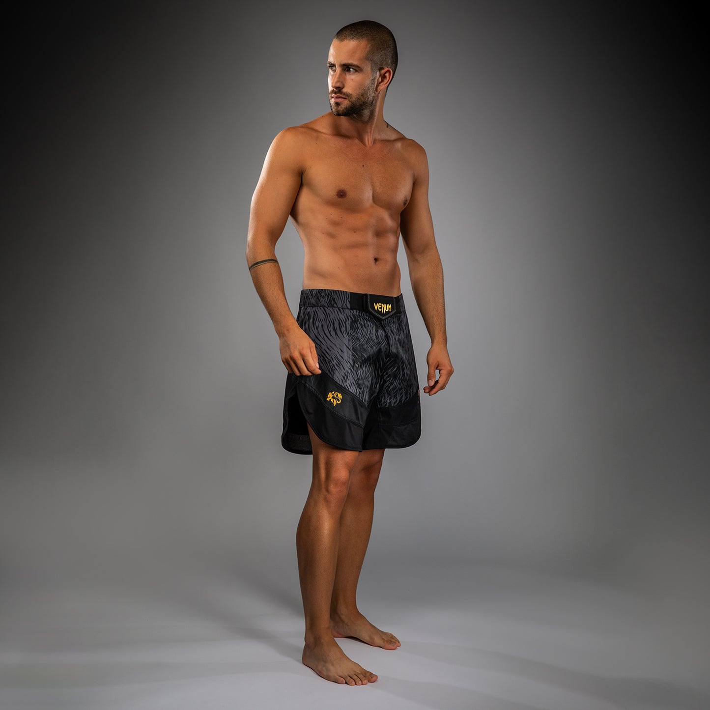 Venum x Chimaev Fightshorts - Zwart/Grijs