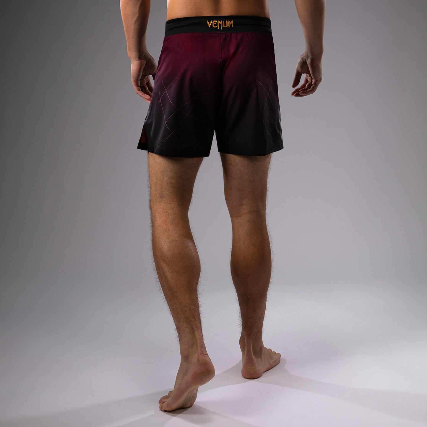 Venum Tactical XT Gevechtsshort - Zwart/Bourgondië/Goud