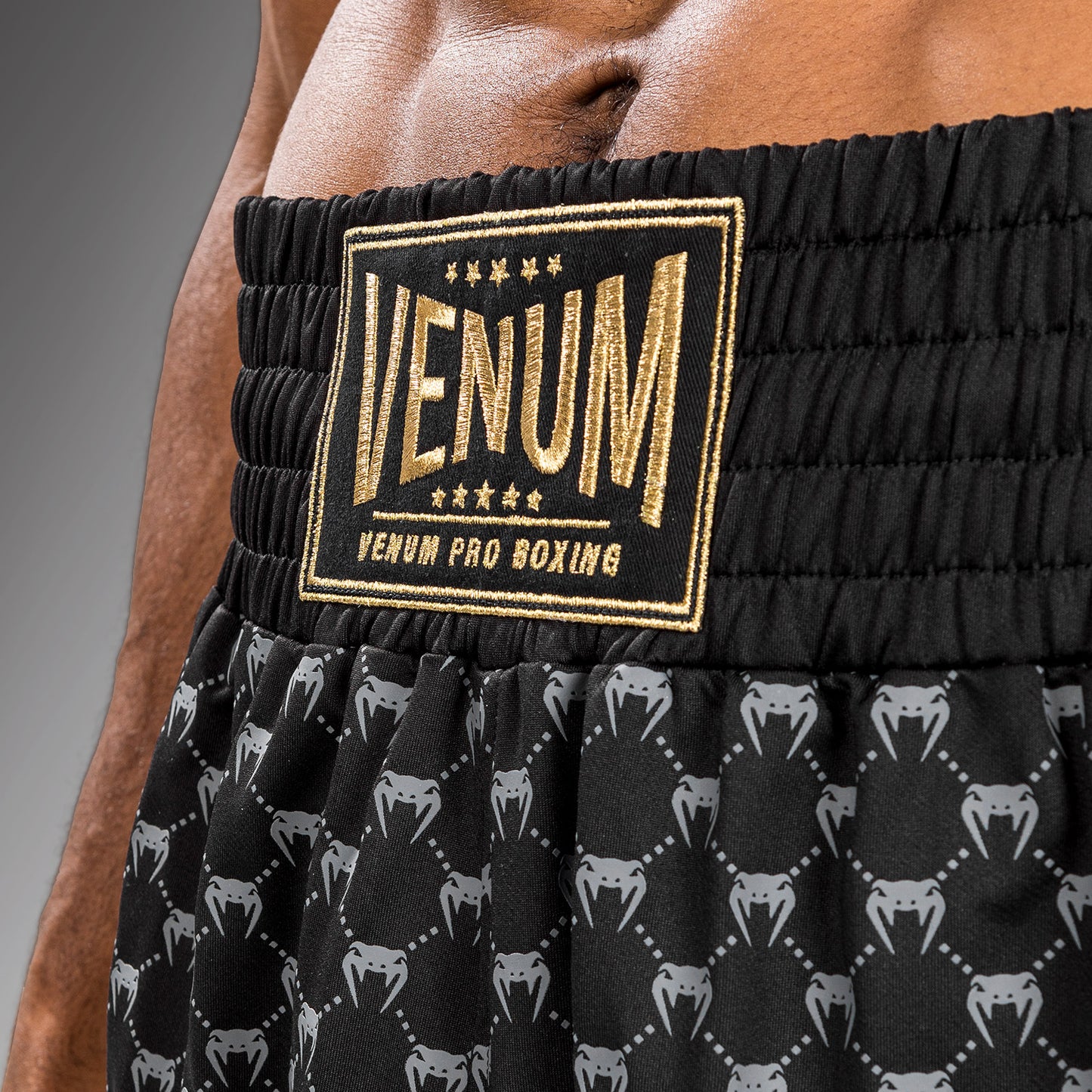 Venum Monogram Boxing Shorts - Zwart