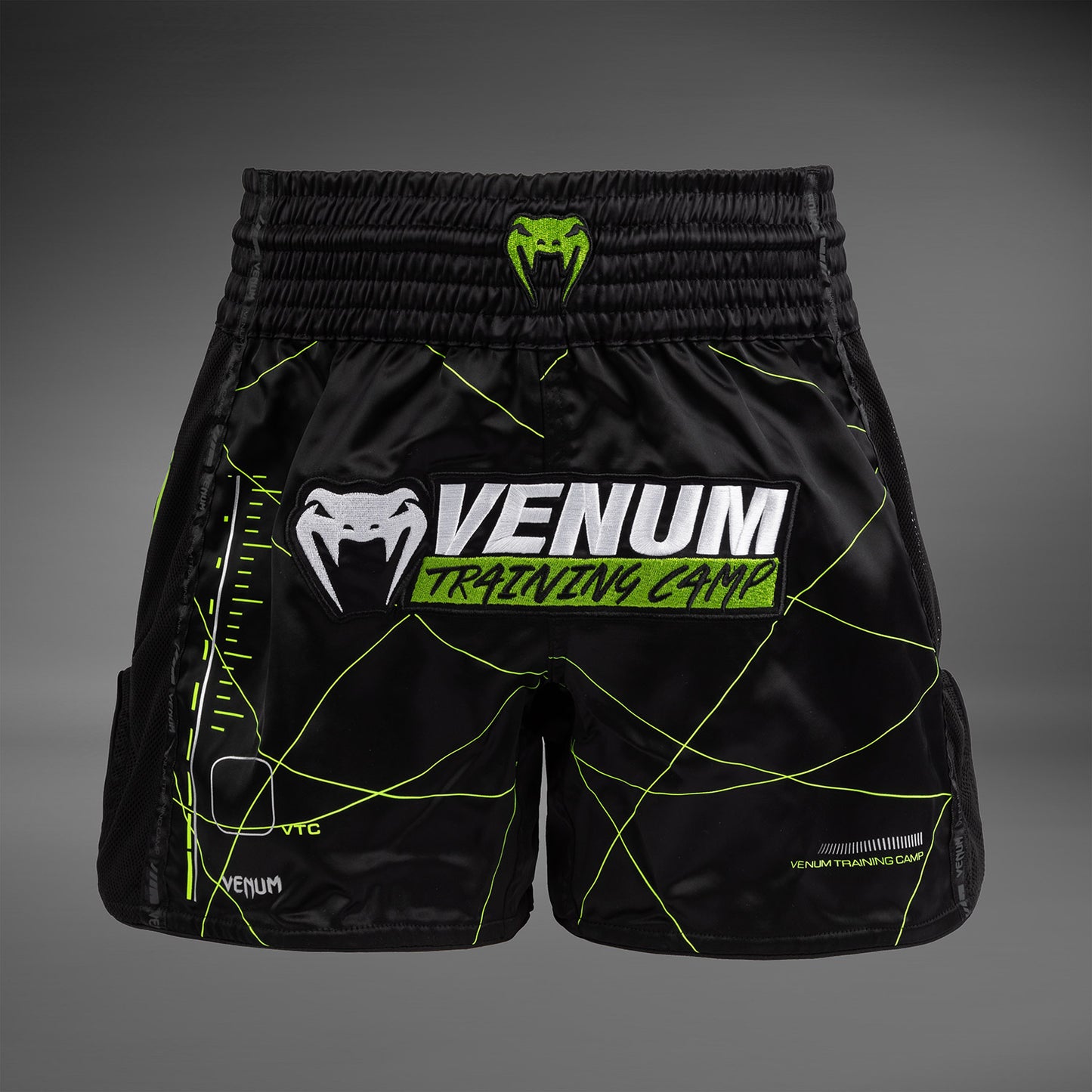 Venum Training Camp 4.0 Muay Thai broek - Zwart/Neon groen