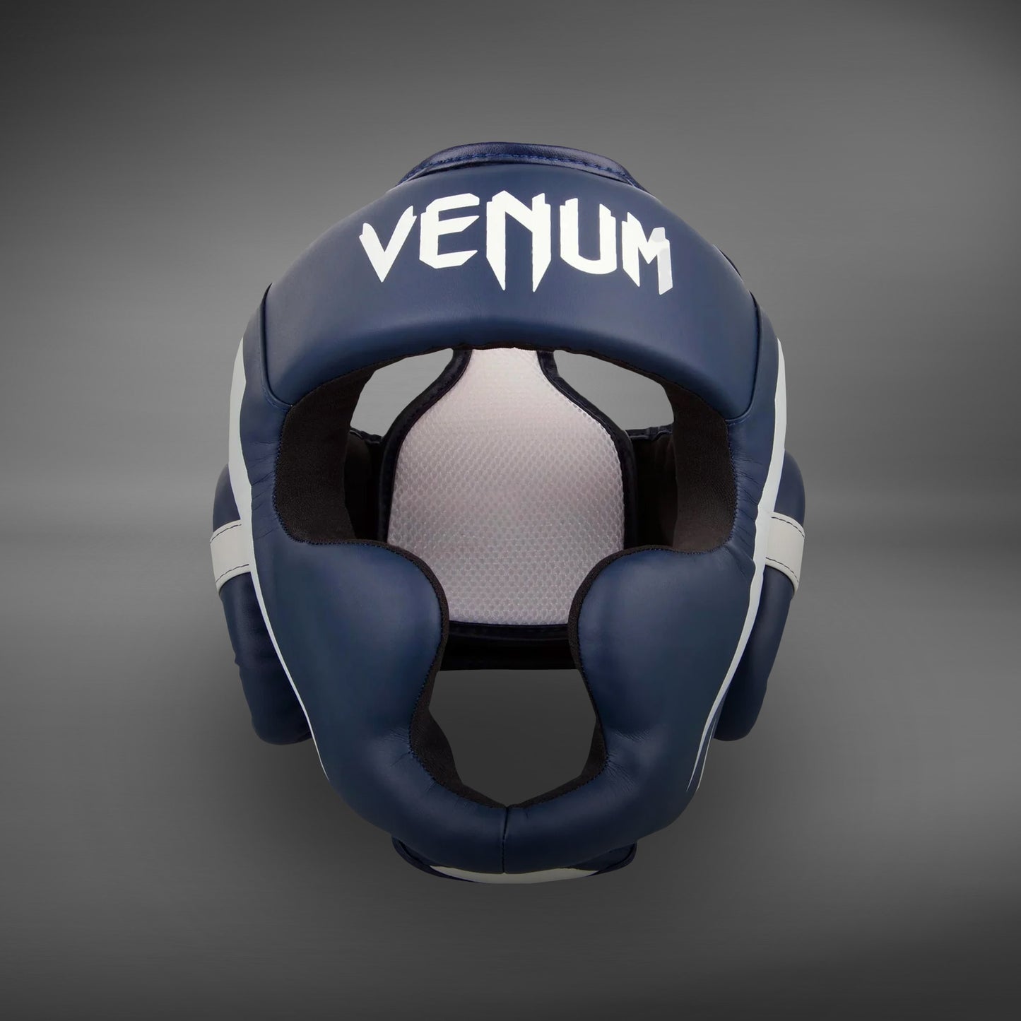 Venum Elite hoofdbeschermer - Mariblauw/Wit
