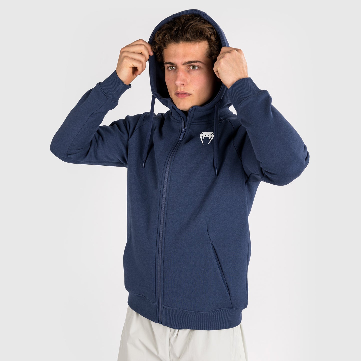 Venum Strikeland  Hoodie met volledige rits - Marineblauw