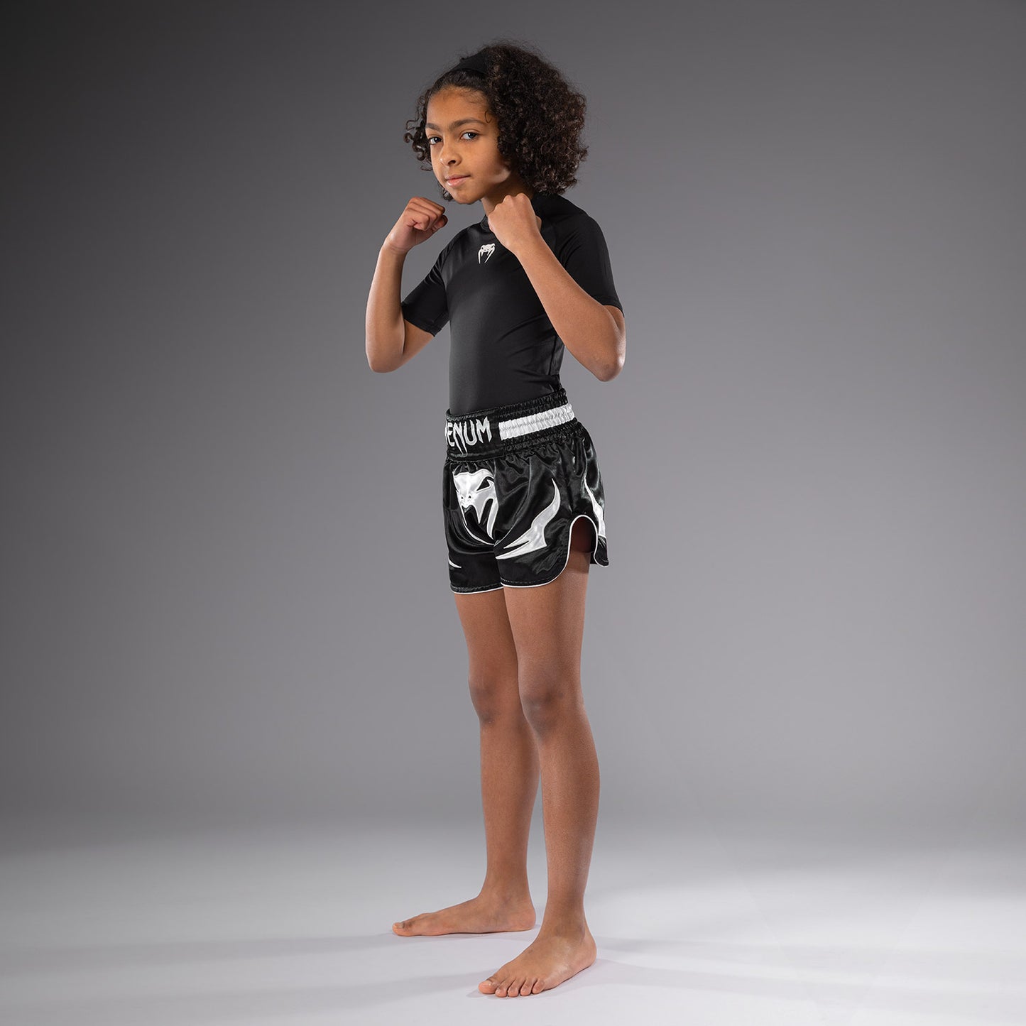 Venum Inferno Thai Shorts voor Kinderen - Zwart