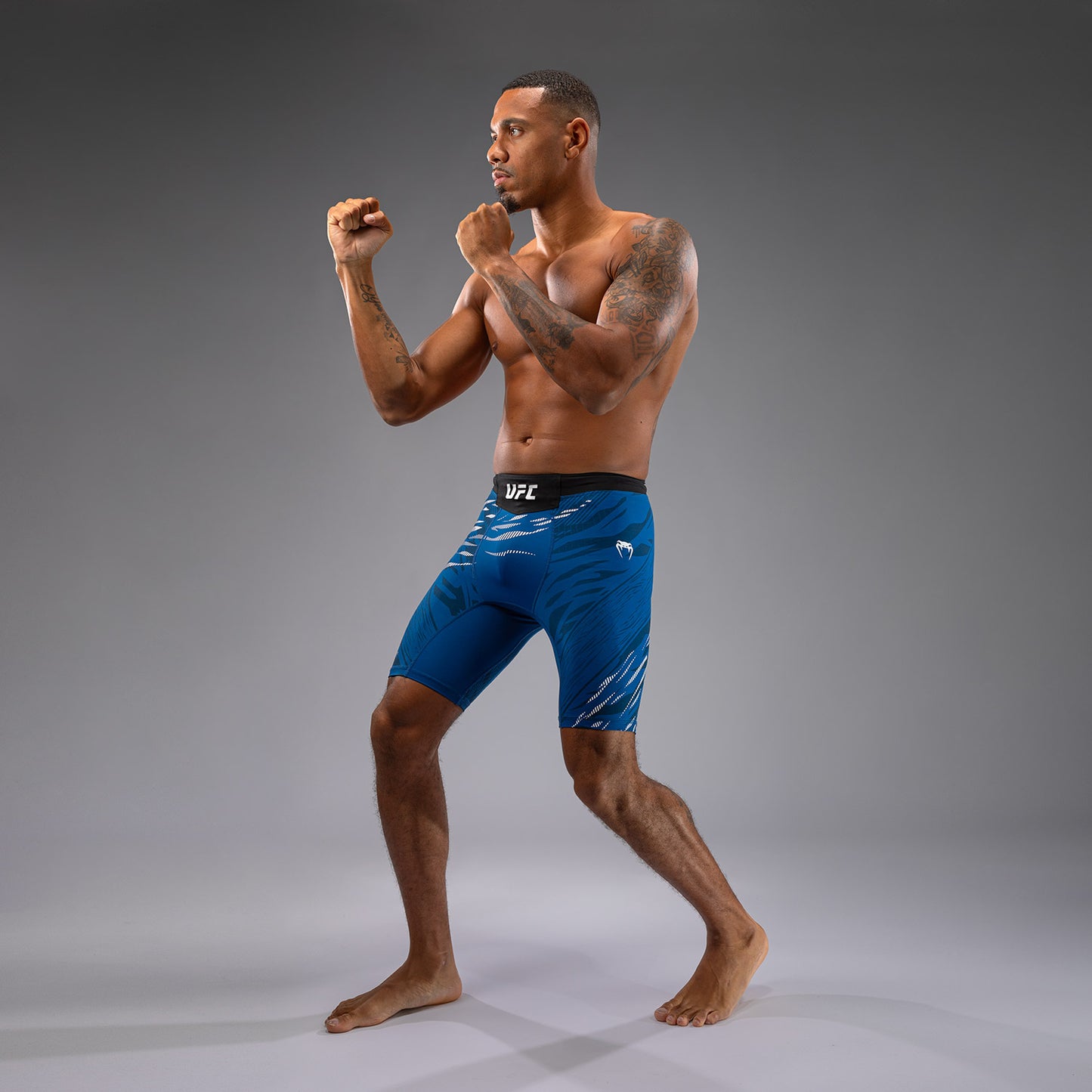 UFC Fusion by Venum Personalized Authentic Fight Night Vale Tudo Shorts voor Heren - Blauw