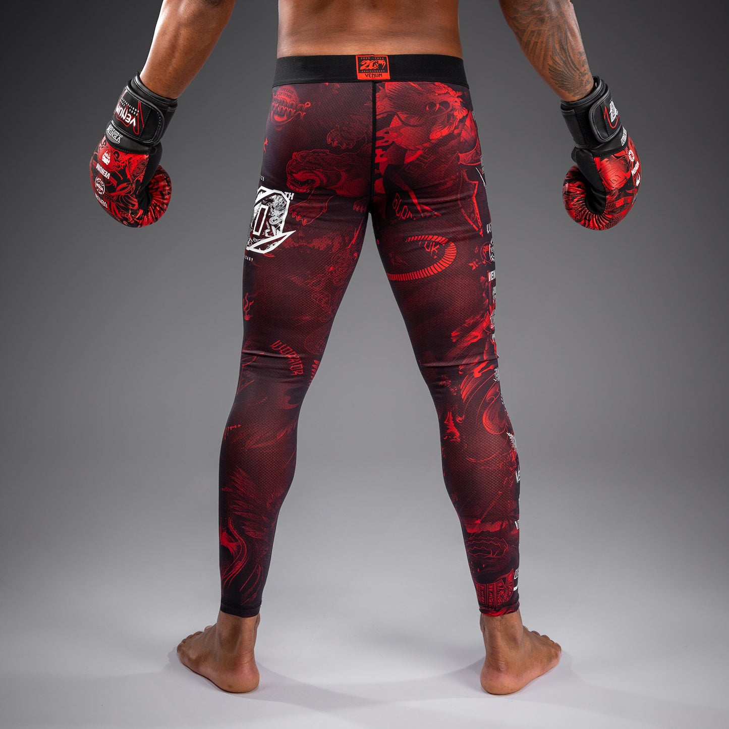 Venum 20th Anniversary Spats - Zwart/Rood