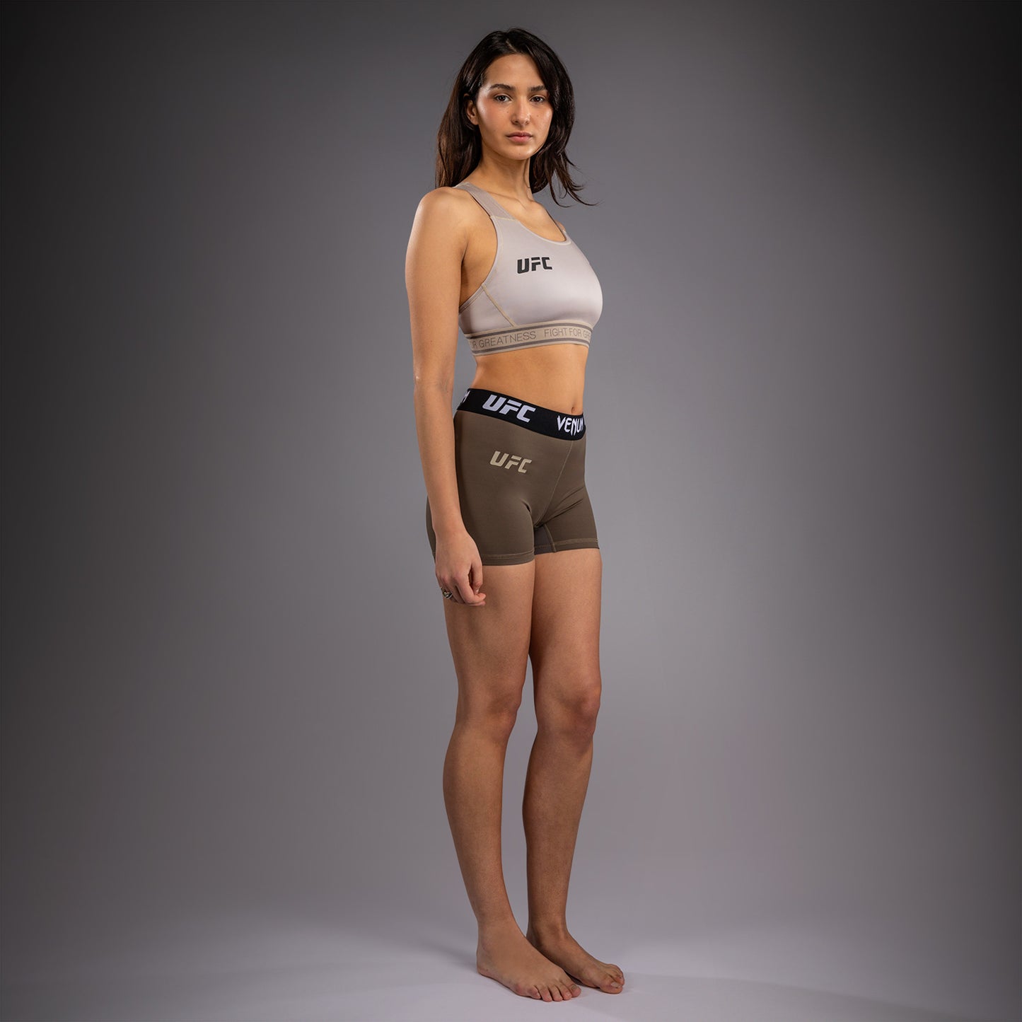 Venum UFC Unity by Venum Authentic Fight Week Dames Technische Compressieshort - Bruin